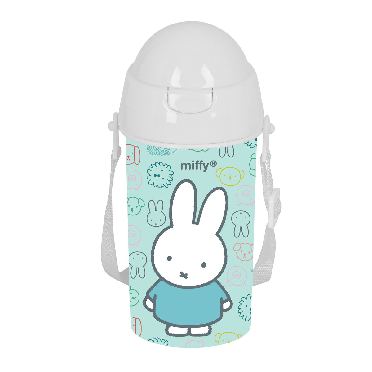 Sticlă de apă Miffy Friends Albastru PVC 500 ml