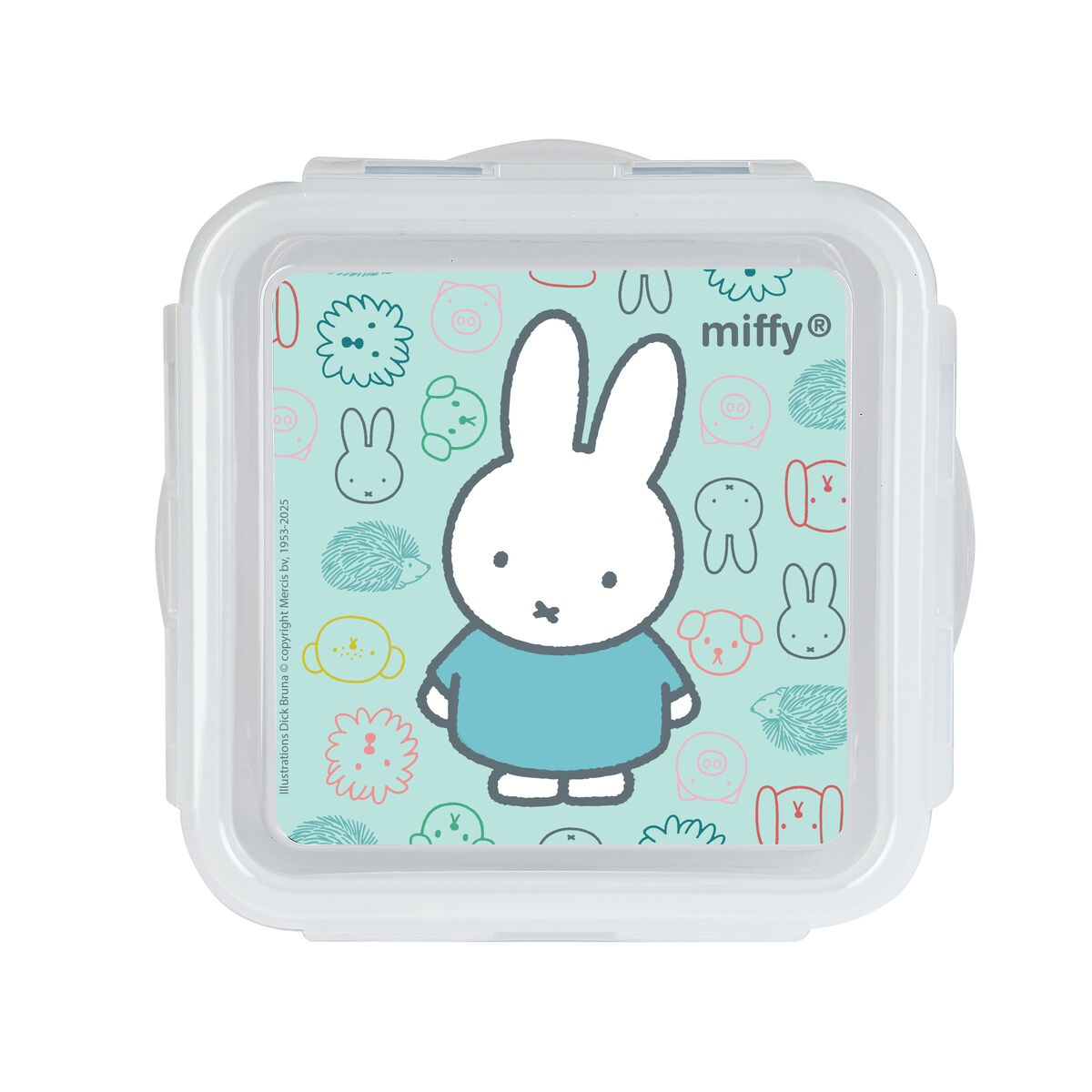 Cutie pentru Prânz Miffy Friends Albastru Poliester 13 x 7.5 x 13 cm