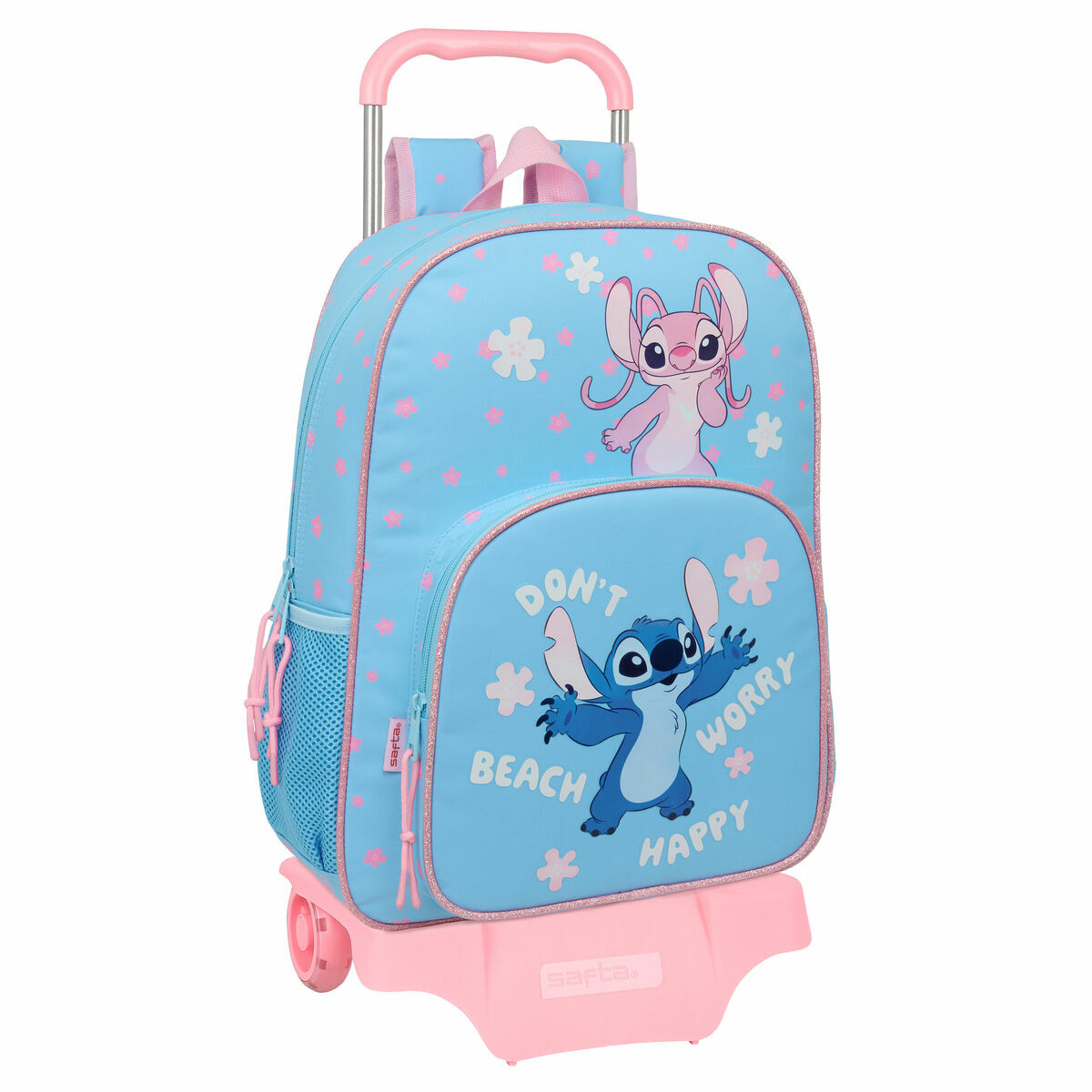 Ghiozdan Lilo & Stitch Happy Albastru celest 33 x 42 x 14 cm