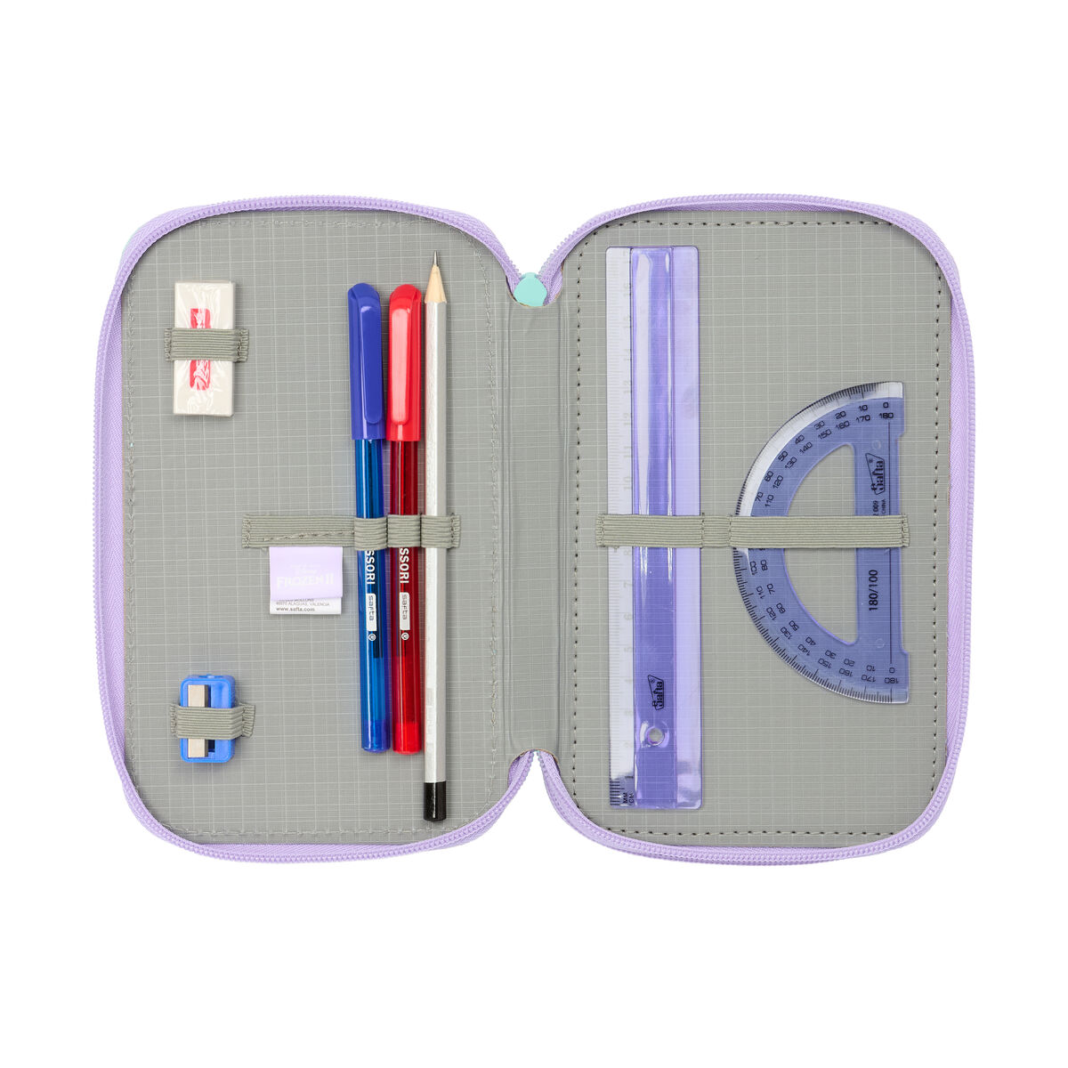 Penar Triplu Frozen Spirit Liliachiu 12,5 x 19,5 x 5,5 cm 37 Piese