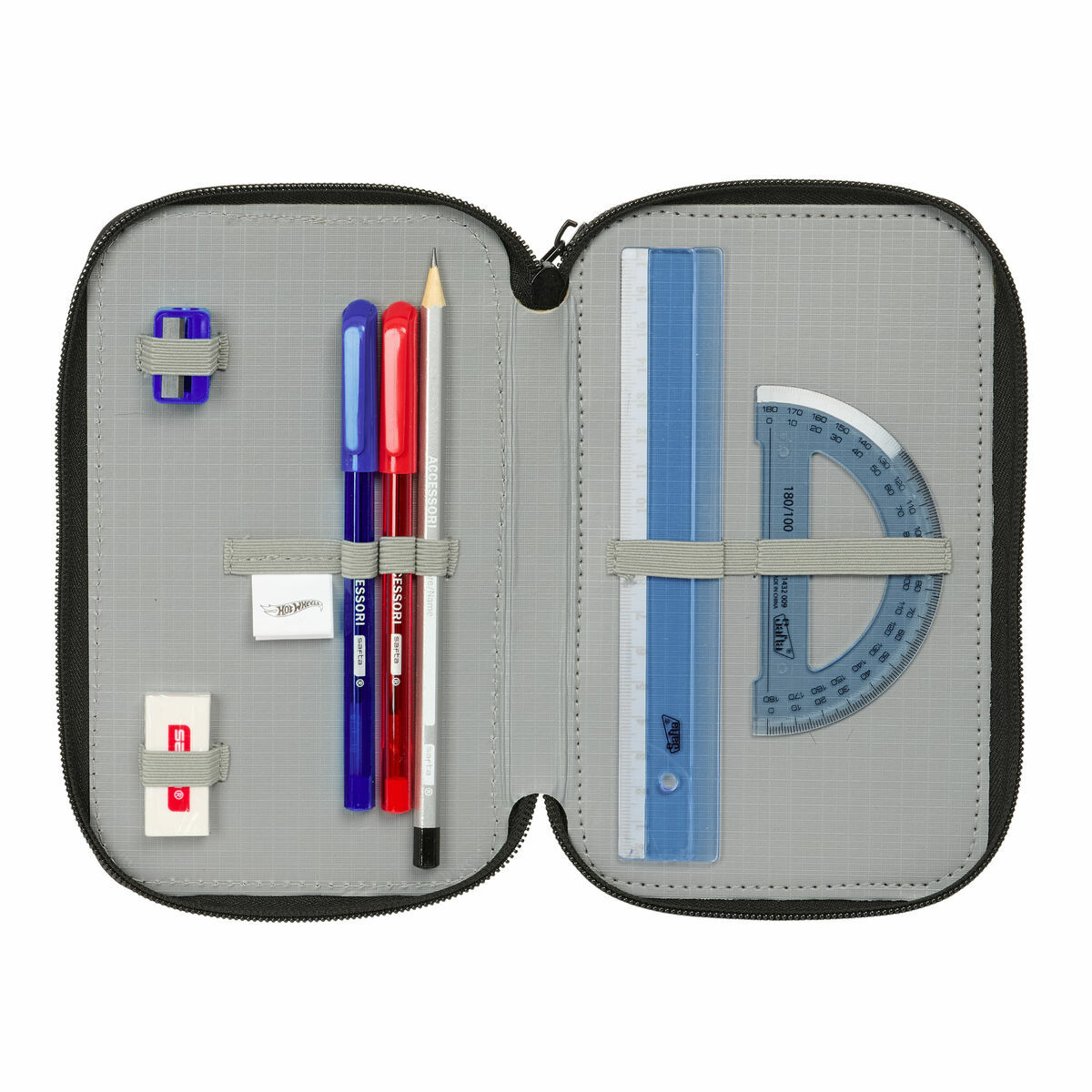 Geantă Universală Hot Wheels Multicolor 12,5 x 19,5 x 5,5 cm 37 Piese