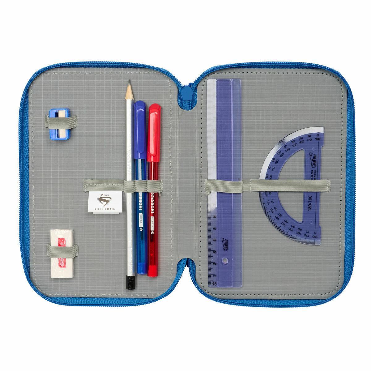 Geantă Universală Superman Albastru 12,5 x 19,5 x 5,5 cm 37 Piese