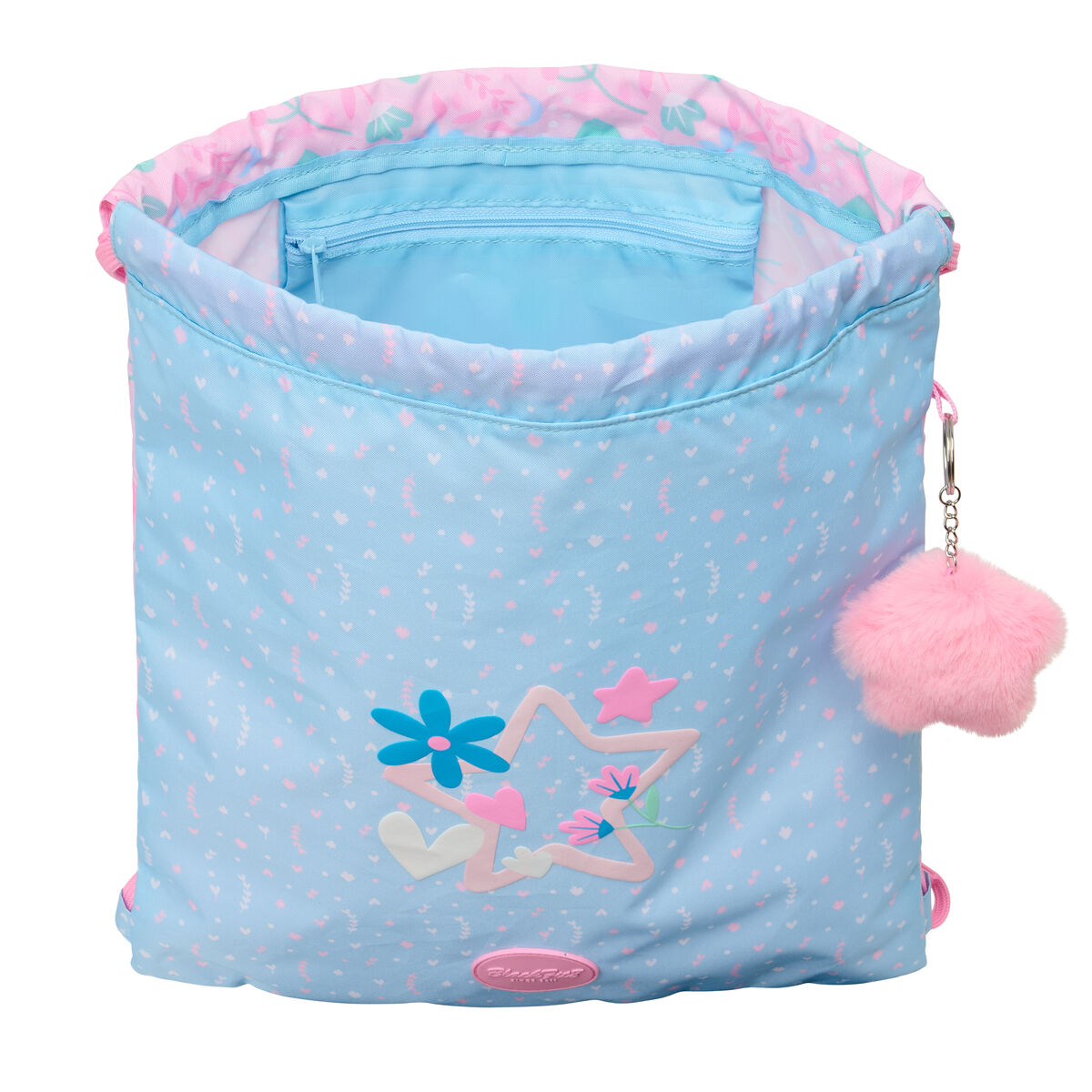 Geantă Rucsac cu Bretele BlackFit8 Smile Albastru Roz 35 x 40 x 1 cm