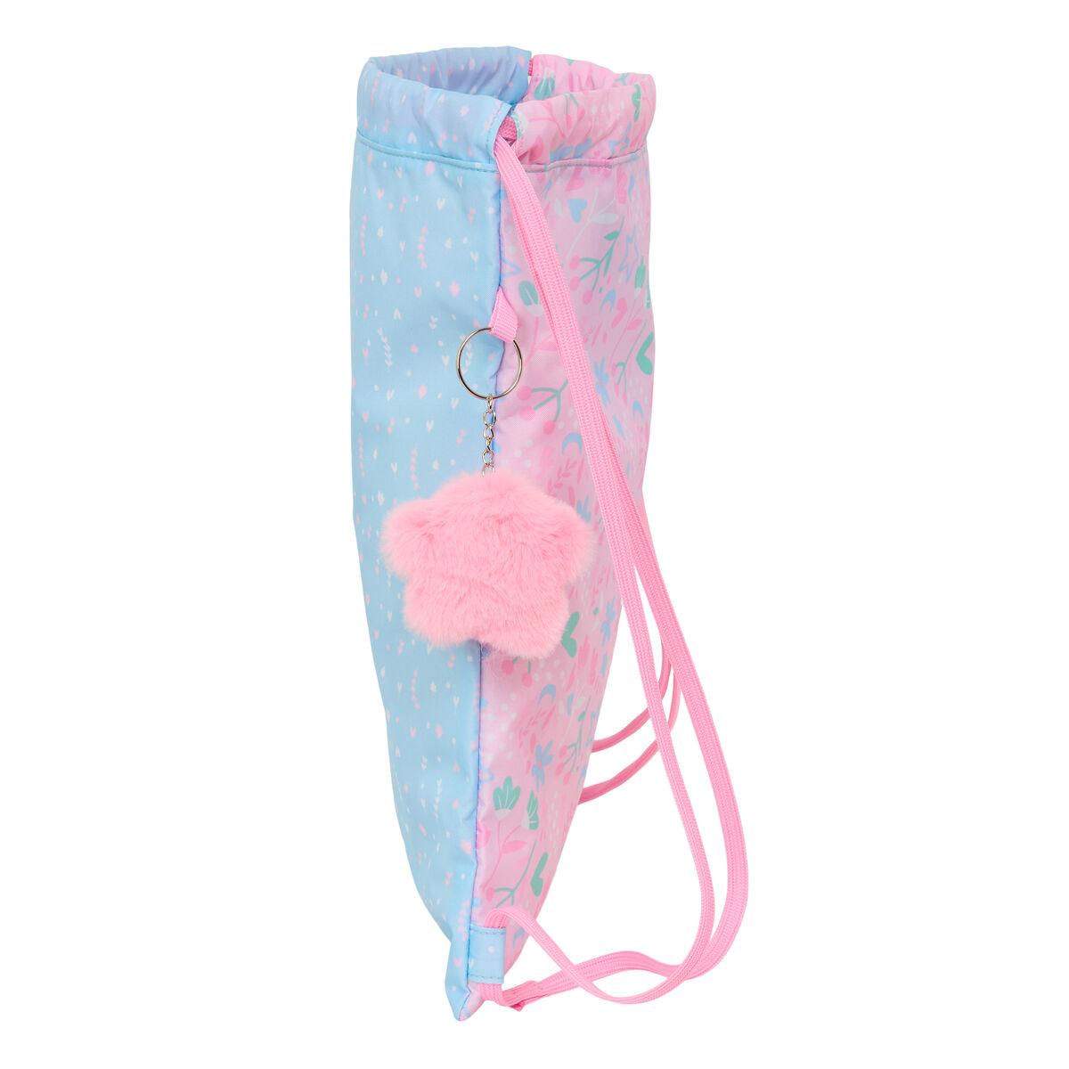 Geantă Rucsac cu Bretele BlackFit8 Smile Albastru Roz 35 x 40 x 1 cm