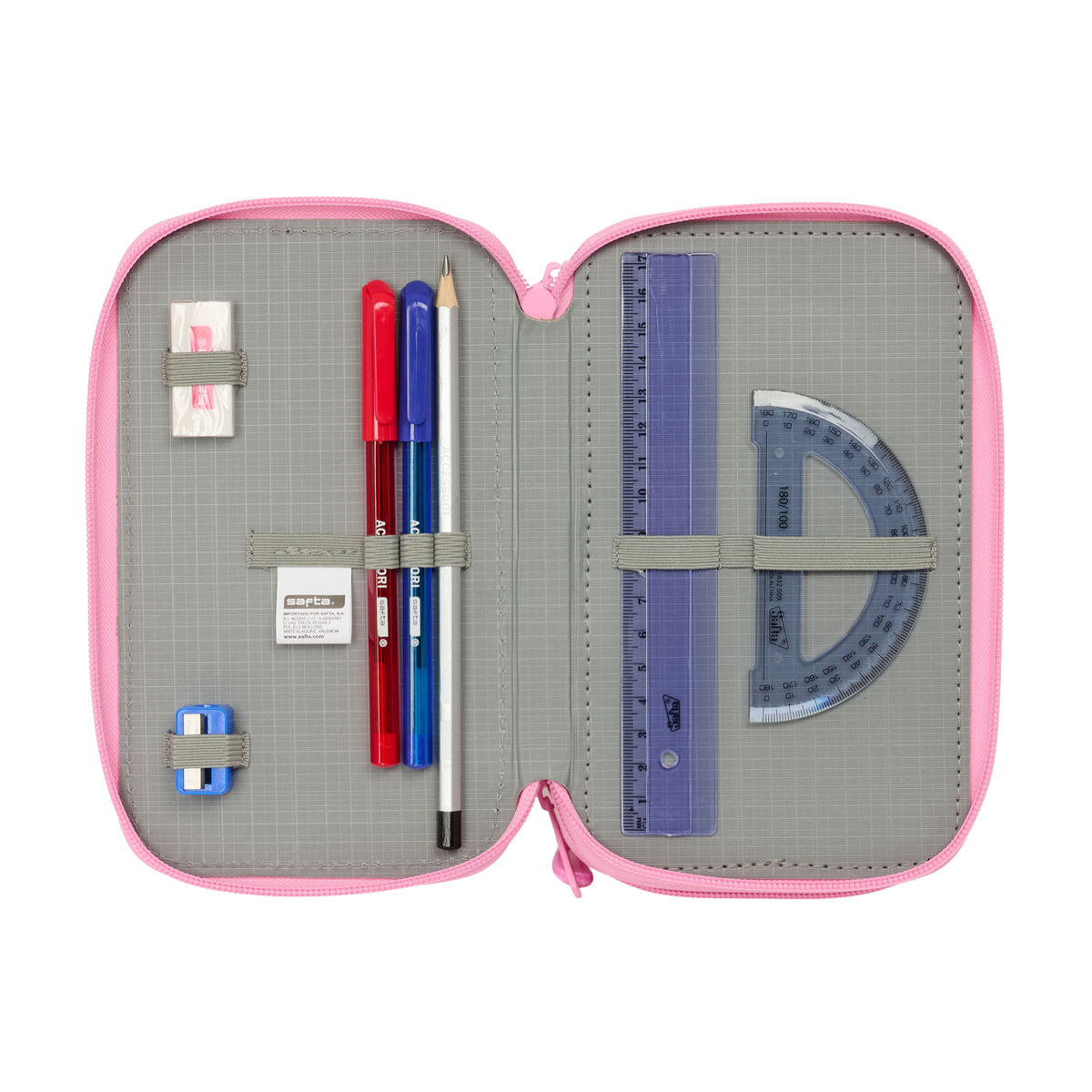 Geantă Universală BlackFit8 Smile Albastru Roz 12,5 x 19,5 x 5,5 cm 37 Piese