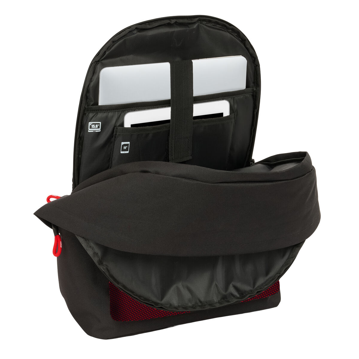 Ghiozdan Munich +usb munich Negru 31 x 44 x 18 cm