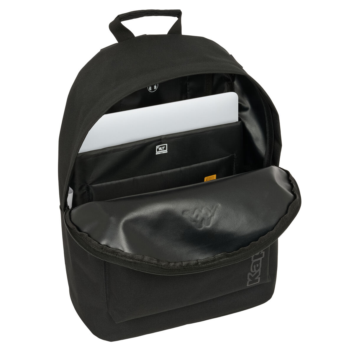 Ghiozdan Kappa kappa basics Negru 31 x 41 x 16 cm