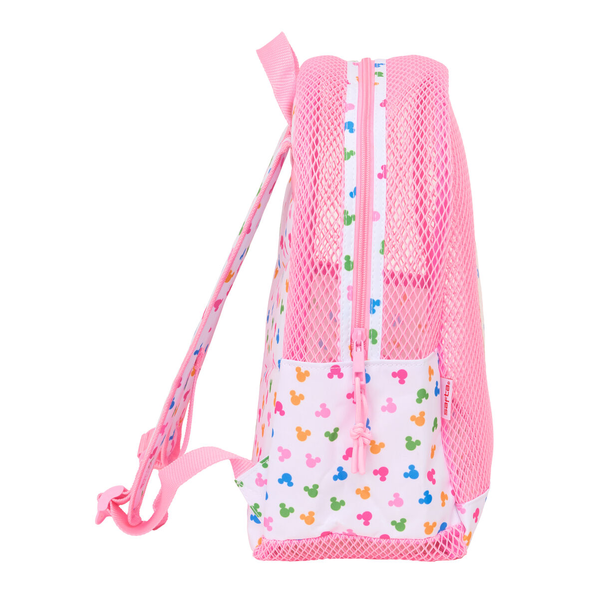 Rucsac pentru plajă Minnie Mouse Multicolor Roz 30,5 x 24 x 18 cm Infantil