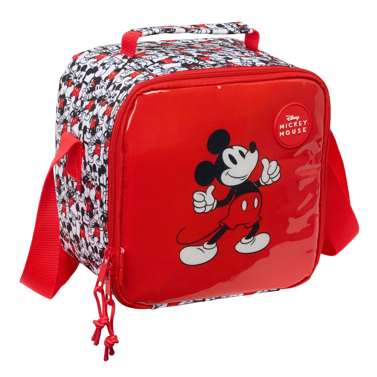 Geantă Termoizolantă pentru Gustări Mickey Mouse Clubhouse Alb Roșu 20 x 20 x 15 cm