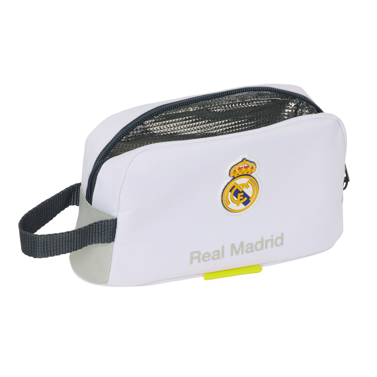 Geantă Termoizolantă pentru Gustări Real Madrid C.F. Alb 21,5 x 12 x 6,5 cm