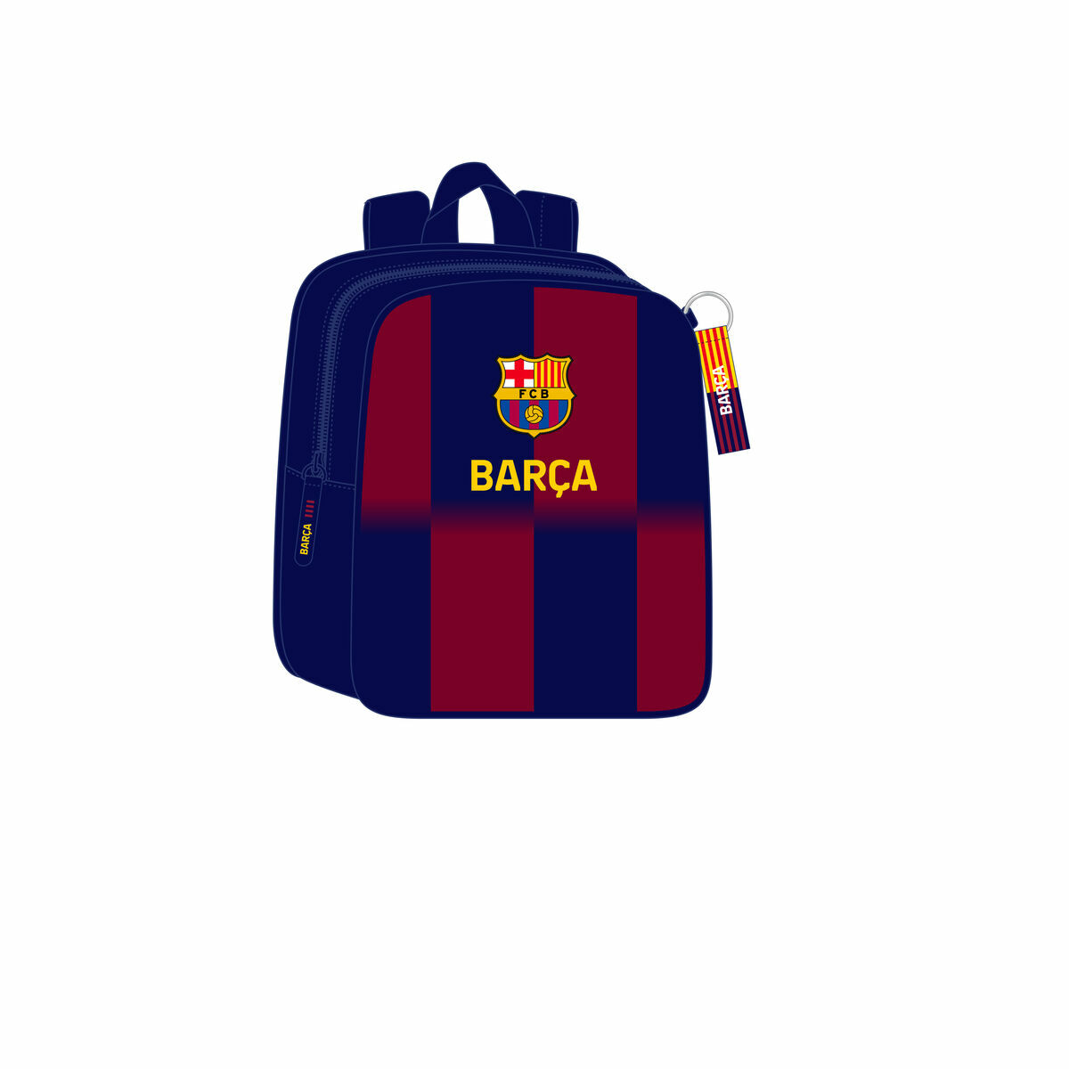 Ghiozdan F.C. Barcelona Albastru Castaniu 22 x 27 x 10 cm