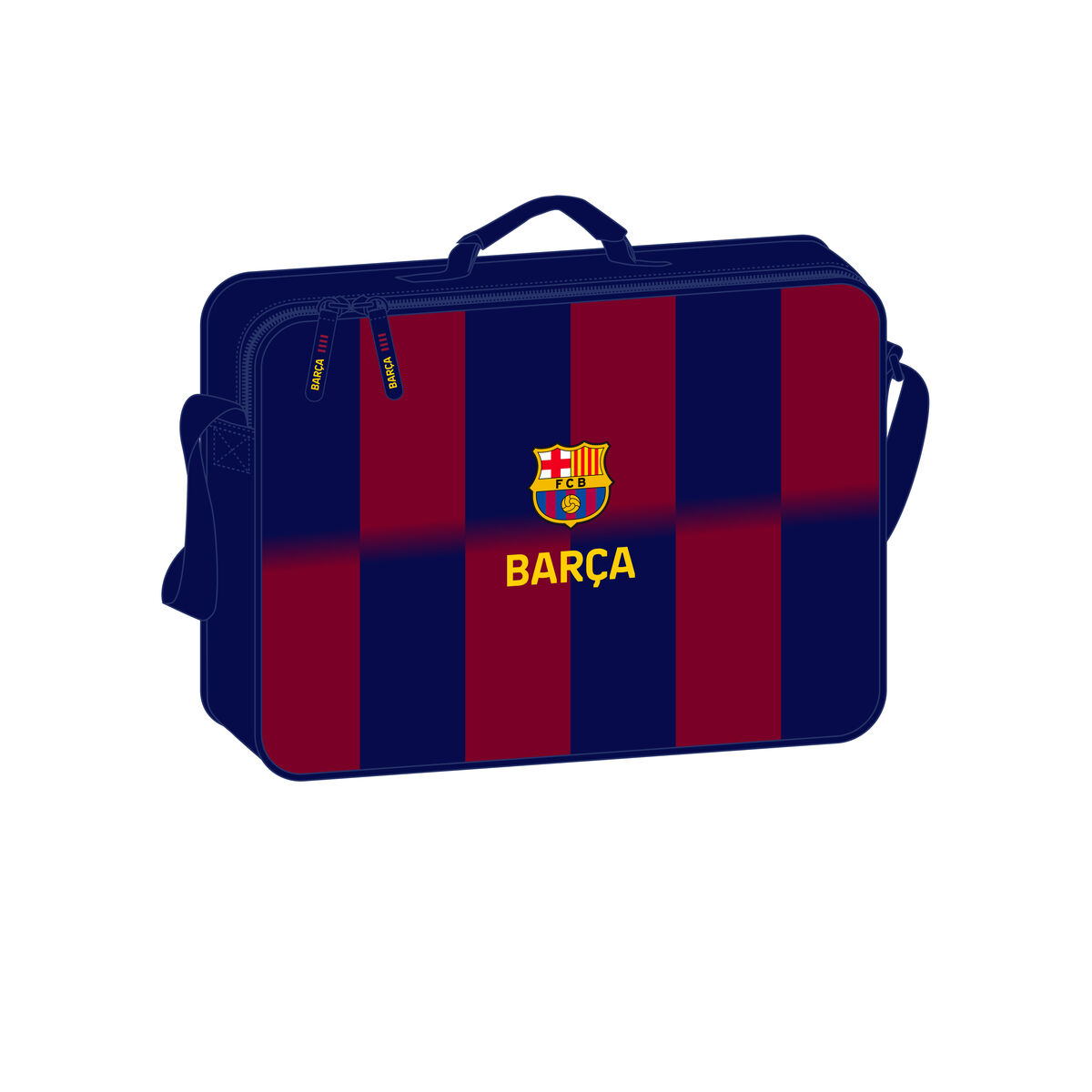 Ghiozdan F.C. Barcelona Albastru Castaniu 38 x 28 x 6 cm