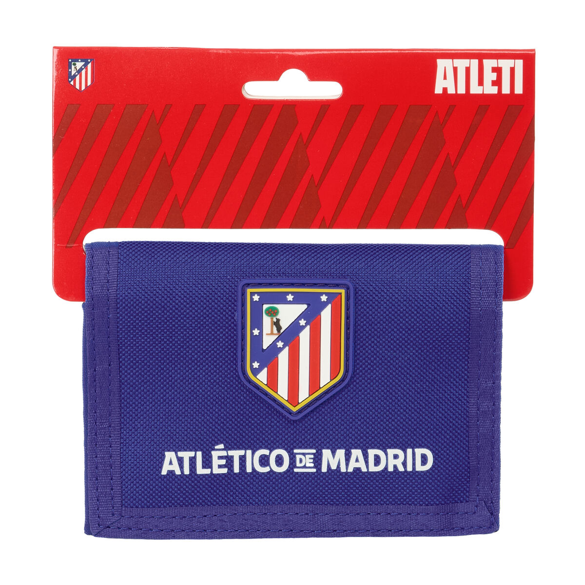 Portmoneu Atlético Madrid Albastru Alb Roșu 12,5 x 9,5 x 1 cm