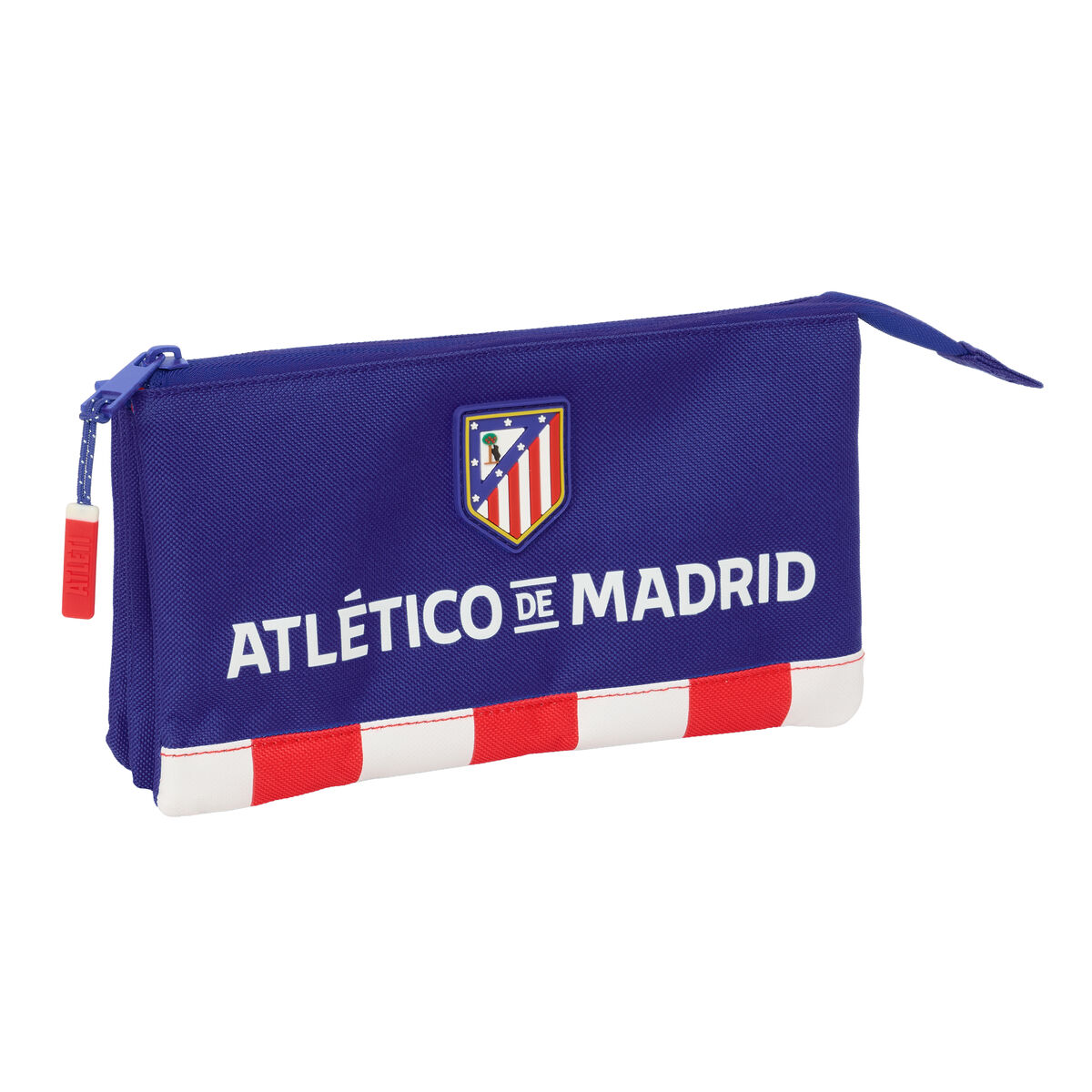 Penar triplu Atlético Madrid Albastru Alb Roșu 22 x 12 x 3 cm