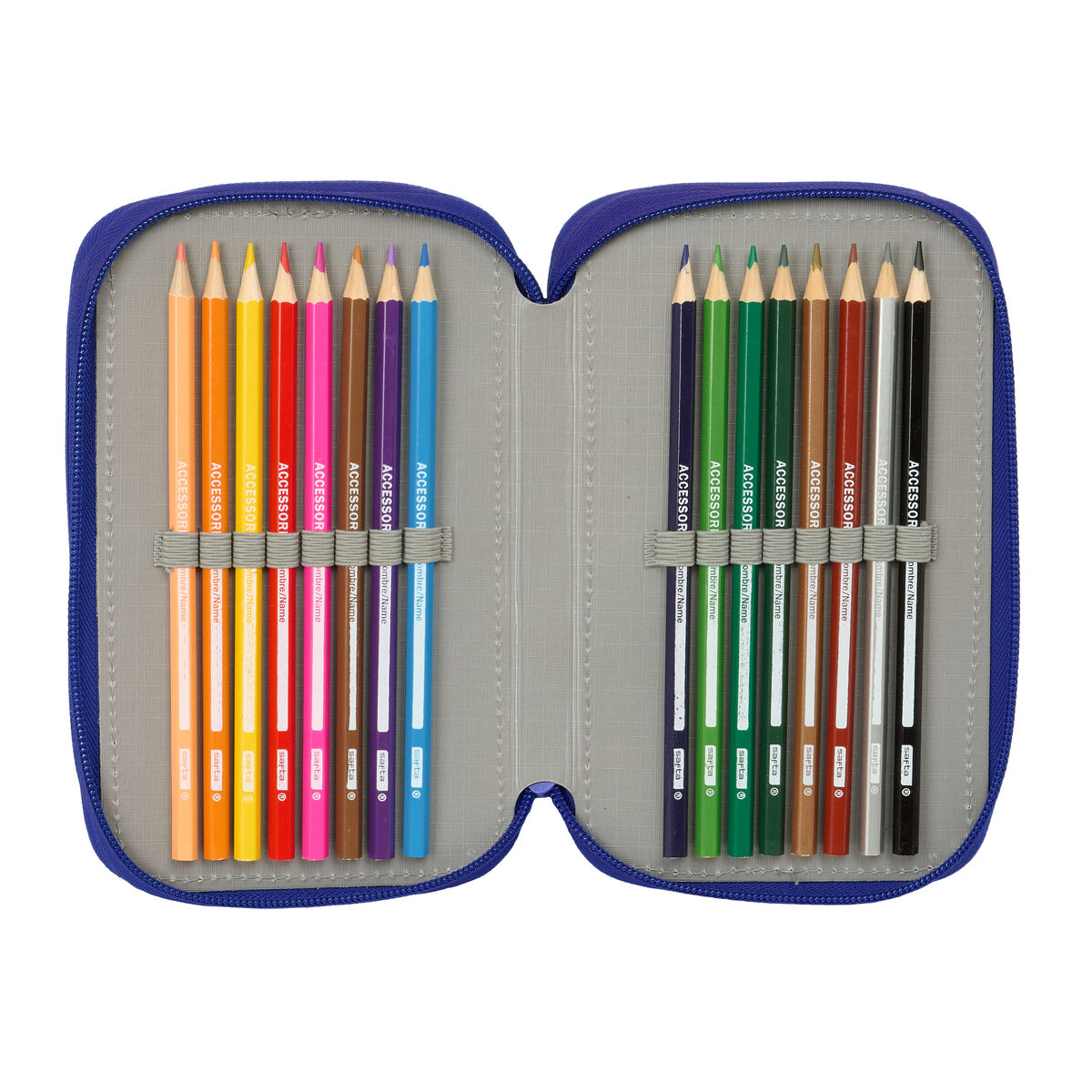 Penar Triplu Atlético Madrid Albastru Alb Roșu 12,5 x 19,5 x 5,5 cm 37 Piese