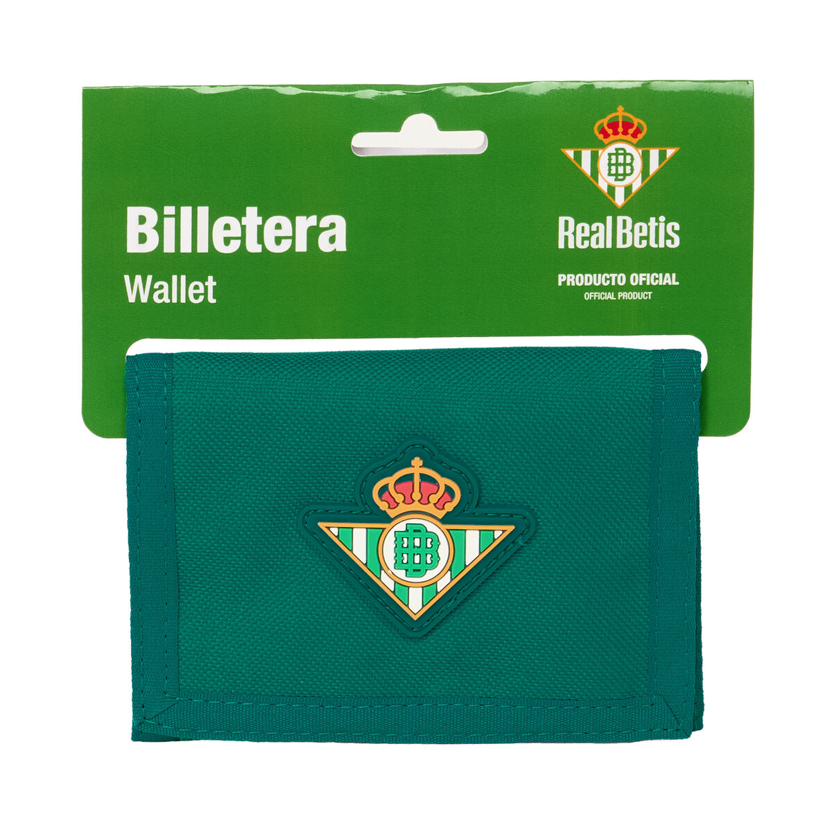 Portmoneu Real Betis Balompié Verde Verde Turcoaz 12,5 x 9,5 x 1 cm