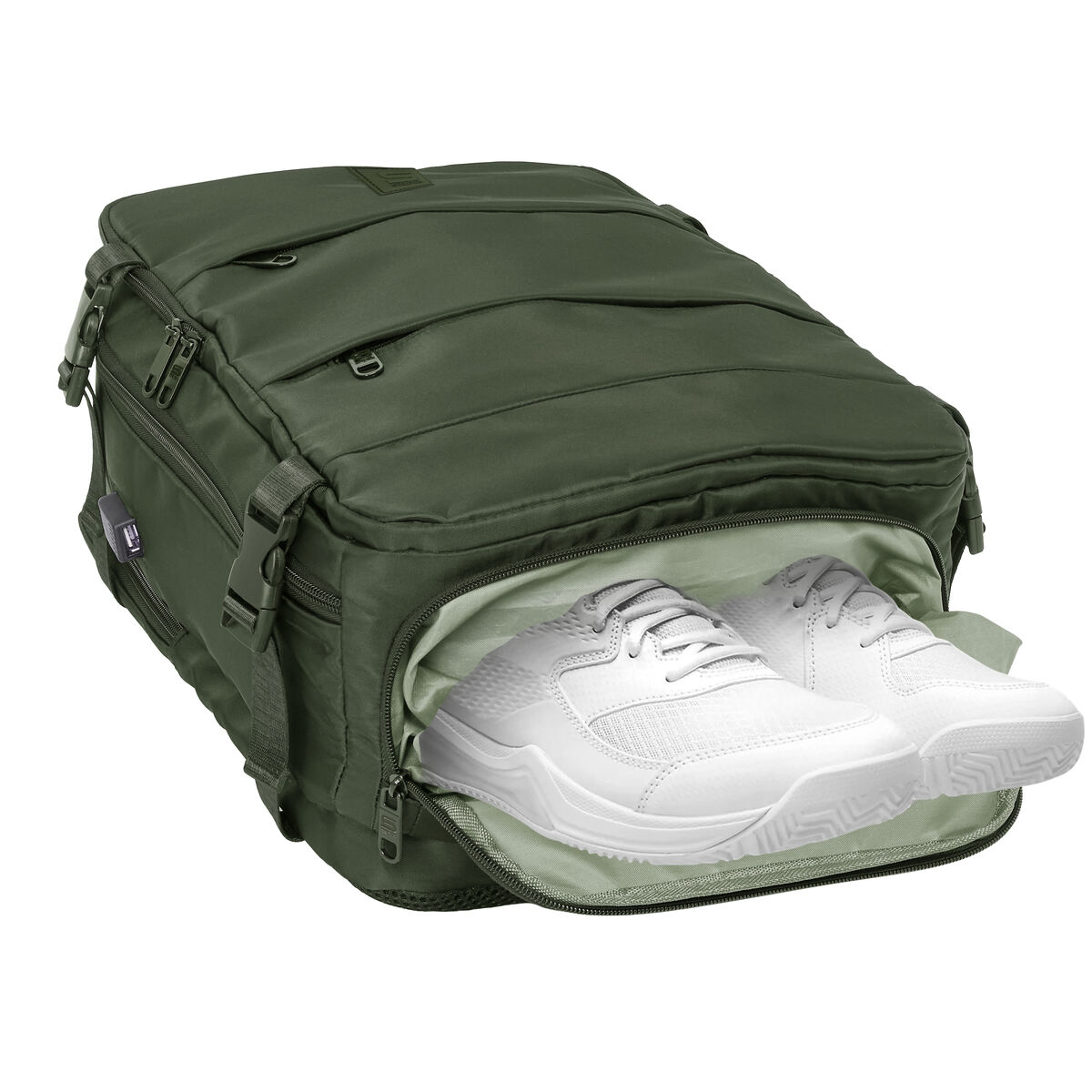 Ghiozdan Safta Verde Verde militar