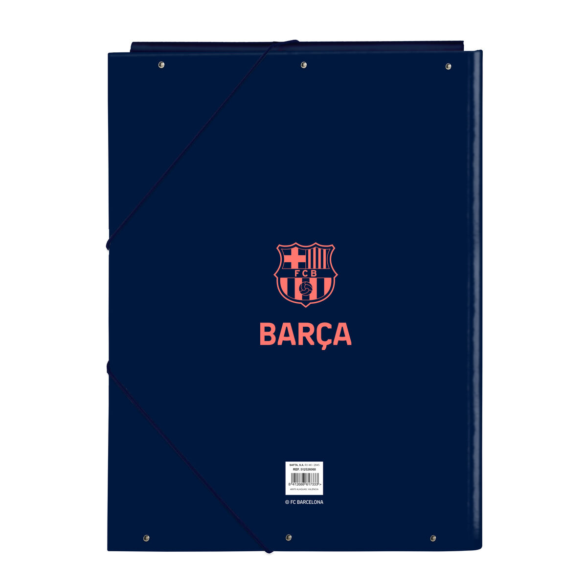 Biblioraft F.C. Barcelona Bleumarin A4 26 x 33.5 x 2.5 cm
