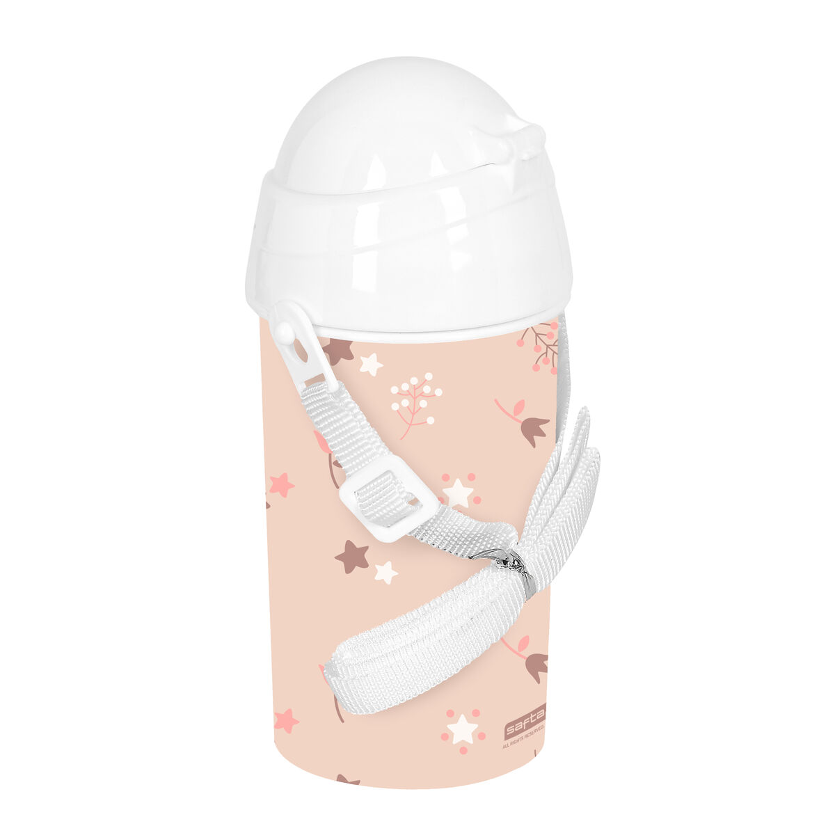 Sticlă de apă Safta Flores Roz PVC 500 ml