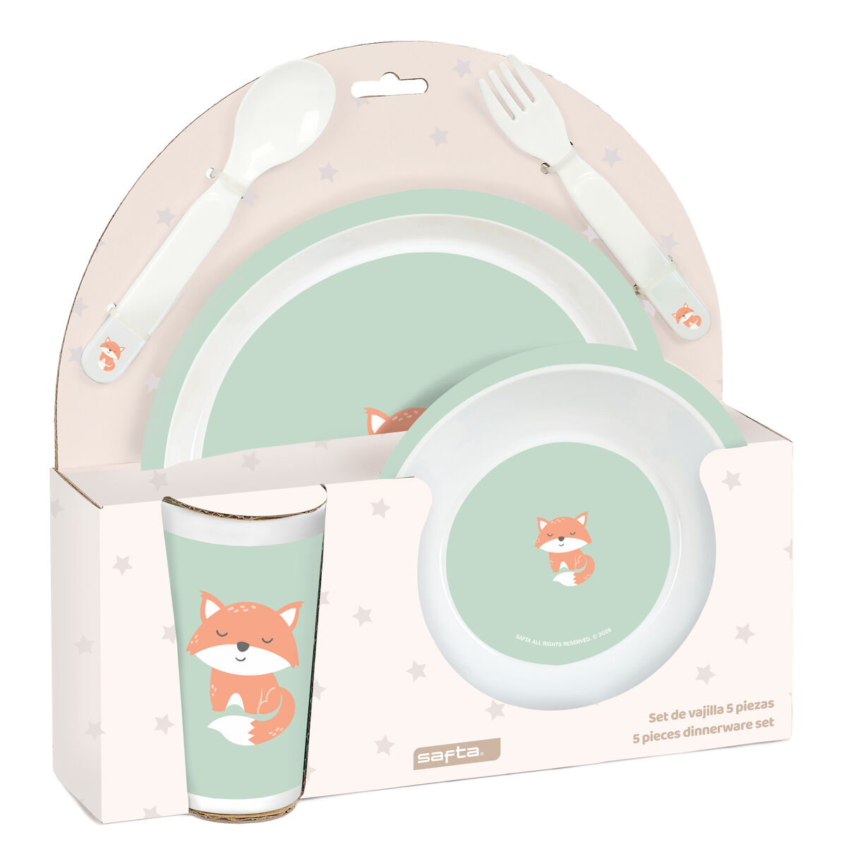 Set de Menaj pentru Copii Safta Zorrito PVC