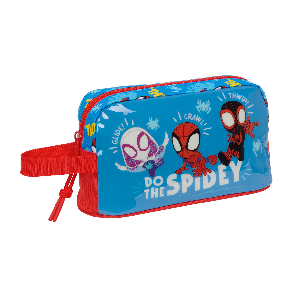 Geantă Termoizolantă pentru Gustări Spider-Man Albastru Roșu 21,5 x 12 x 6,5 cm