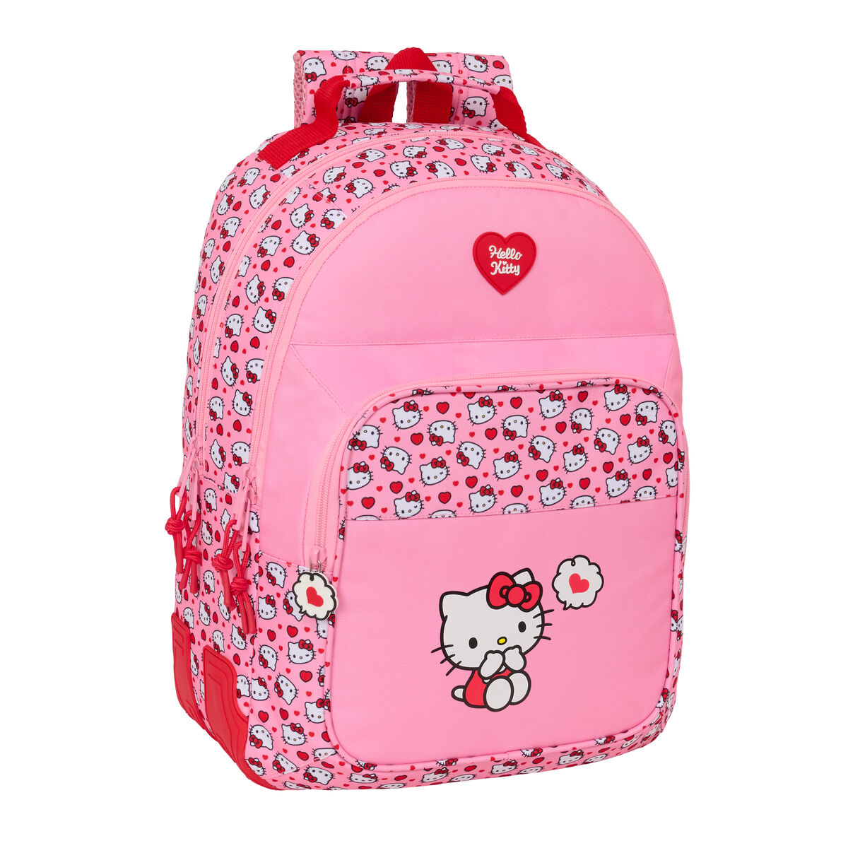 Ghiozdan Hello Kitty Roz 32 x 42 x 15 cm