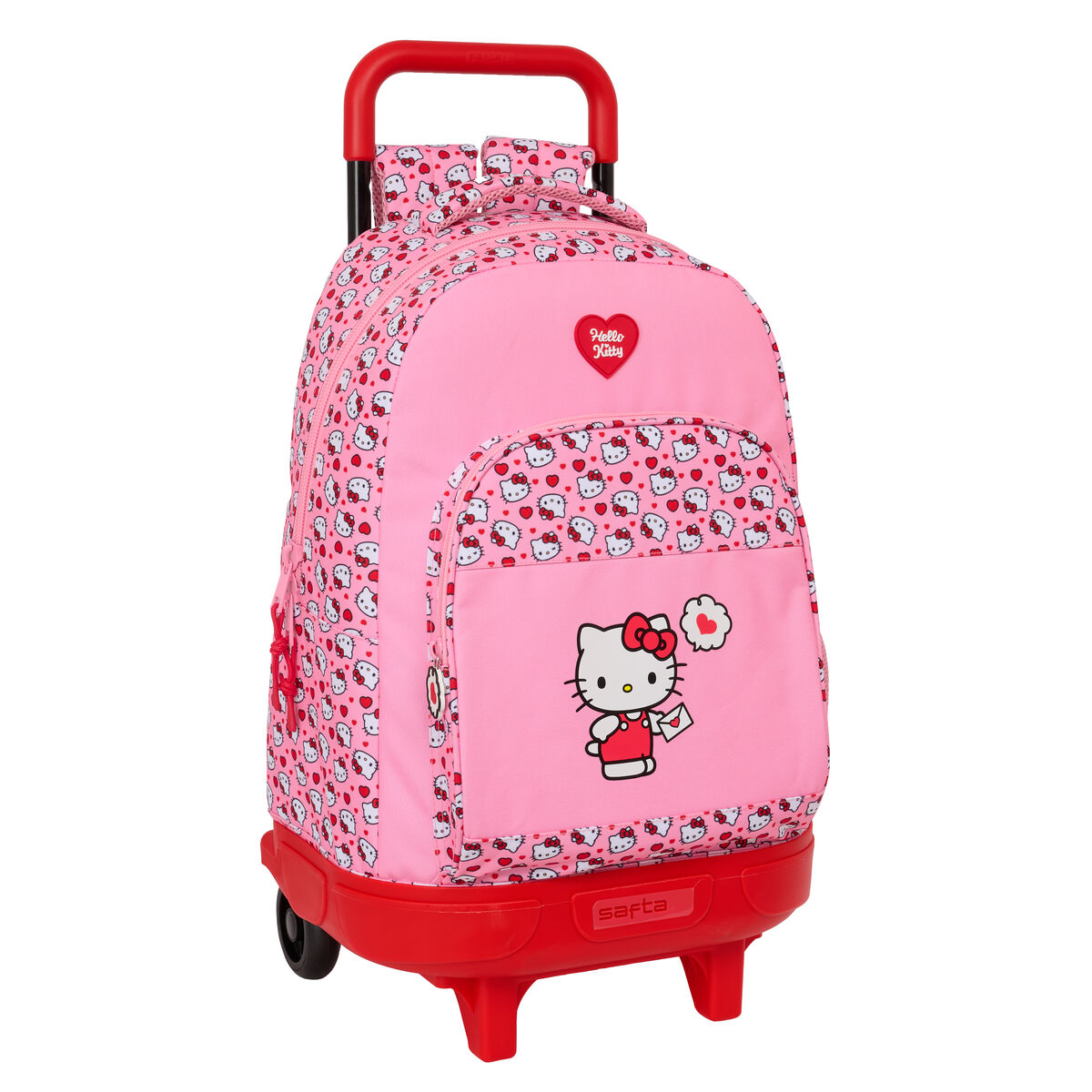 Ghiozdan cu Roți Hello Kitty Roz 33 x 45 x 22 cm