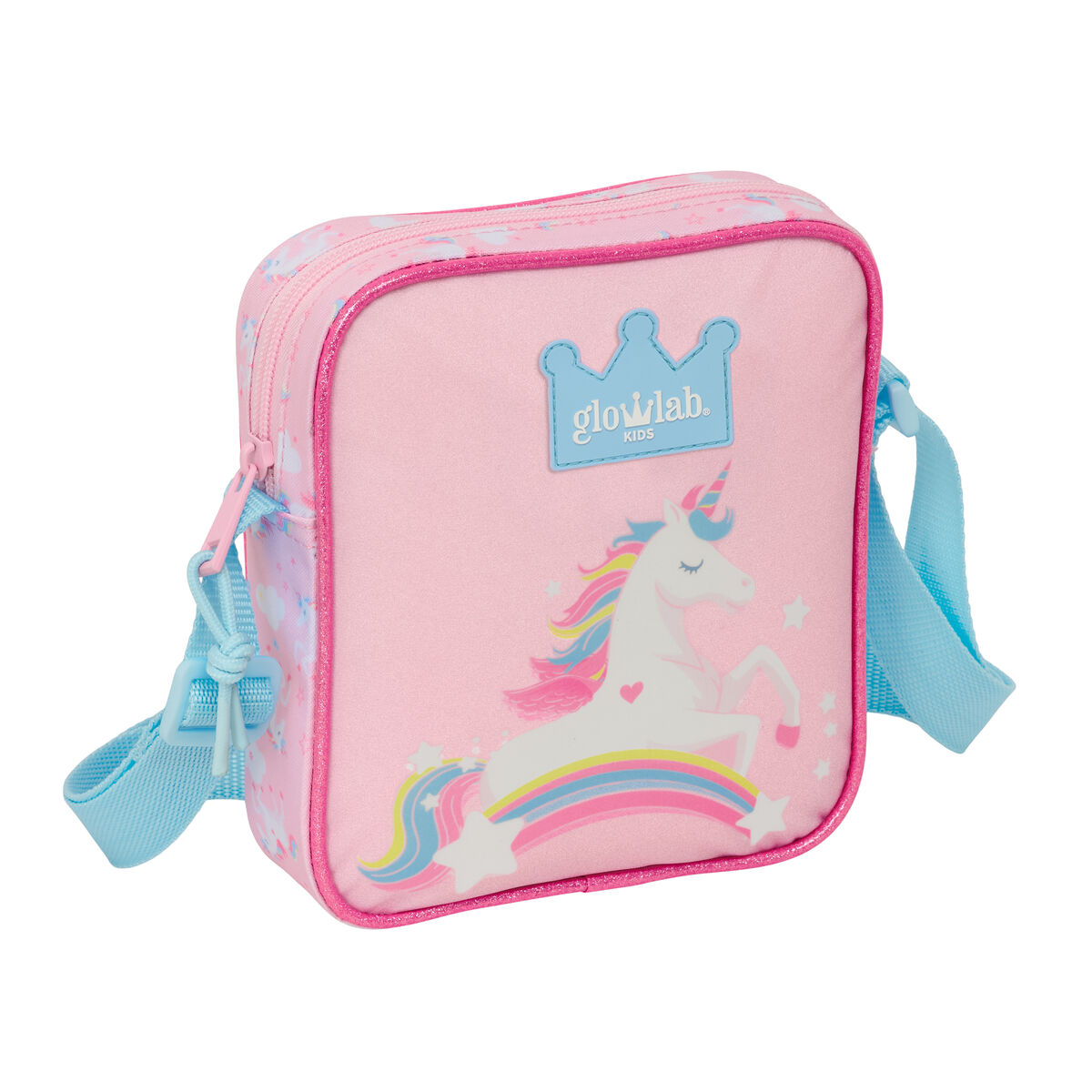 Geantă Bandulieră Glow Lab Roz 16 x 18 x 4 cm