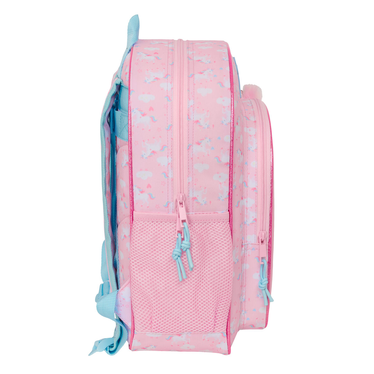 Ghiozdan Glow Lab Roz 32 x 38 x 12 cm