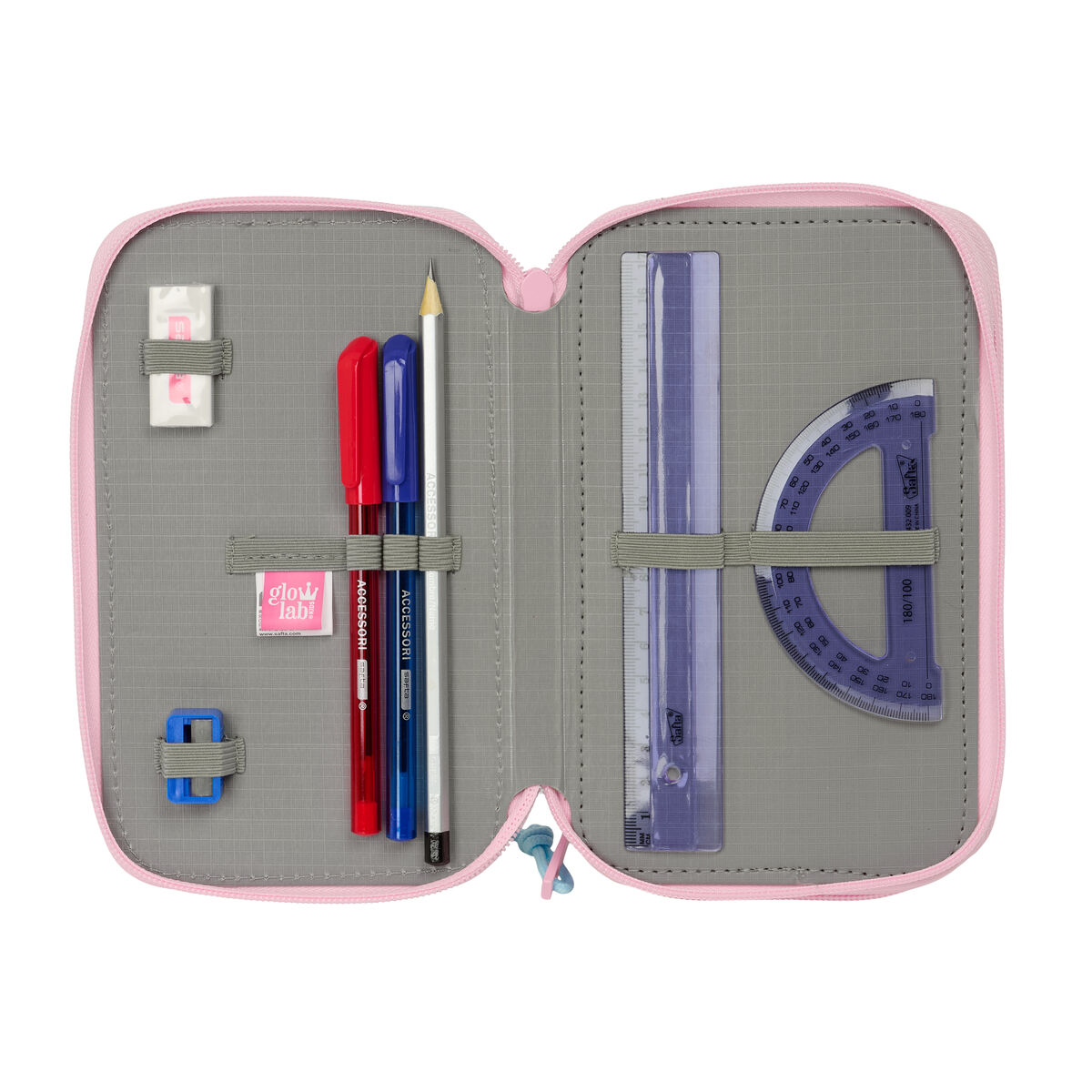 Geantă Universală Glow Lab Roz 12,5 x 19,5 x 5,5 cm 37 Piese