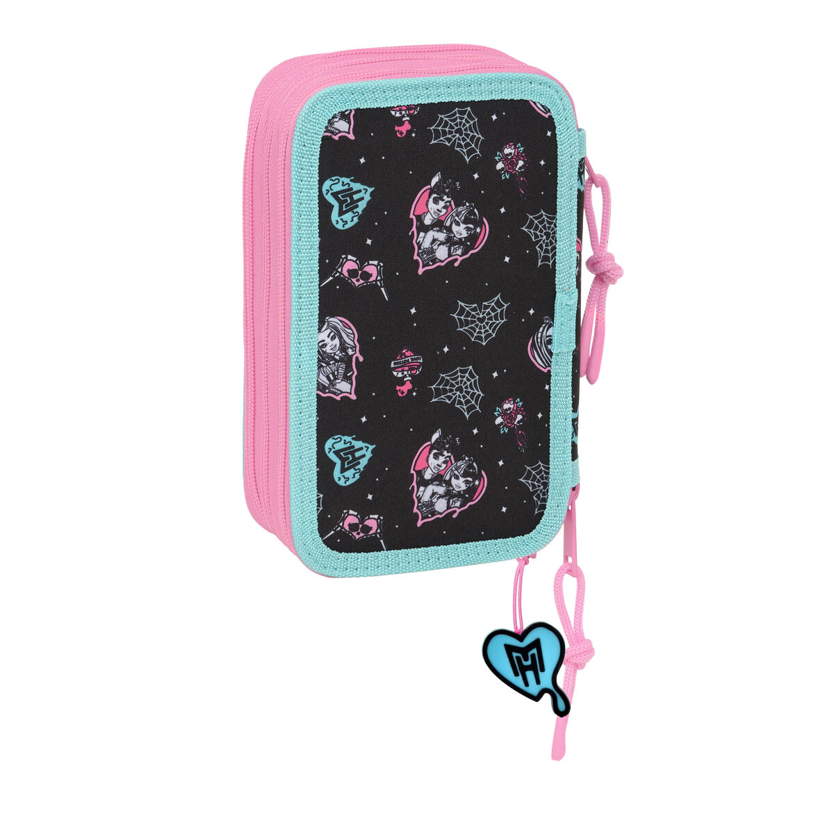 Geantă Universală Monster High Negru 12,5 x 19,5 x 5,5 cm 37 Piese