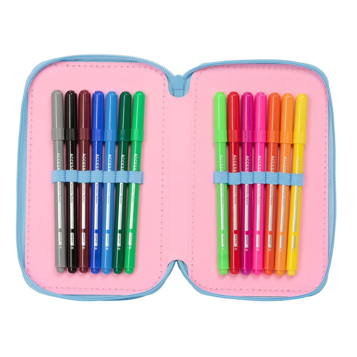 Geantă Universală Lilo & Stitch Bright Roz deschis 12,5 x 19,5 x 5,5 cm 37 Piese