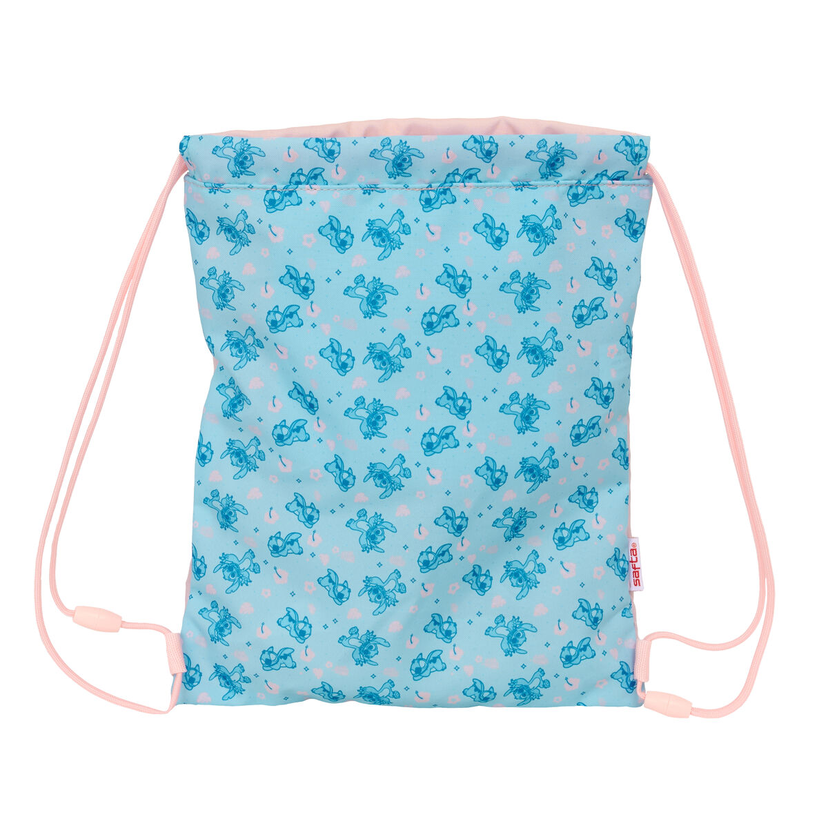 Geantă Rucsac cu Bretele Lilo & Stitch Ohana Albastru Roz 26 x 34 x 1 cm