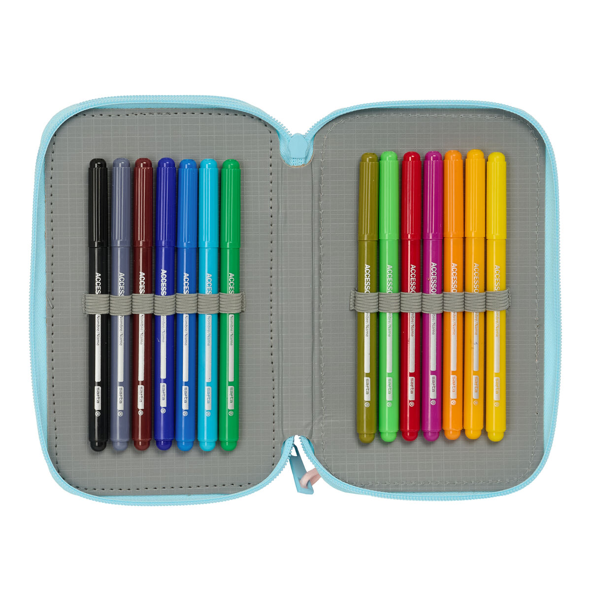 Geantă Universală Lilo & Stitch Ohana Albastru 12,5 x 19,5 x 5,5 cm 37 Piese