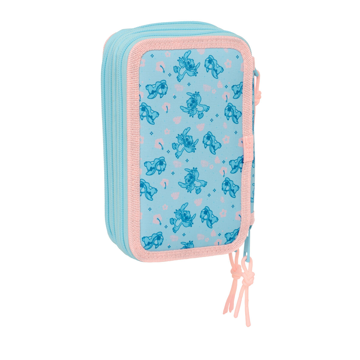 Geantă Universală Lilo & Stitch Ohana Albastru 12,5 x 19,5 x 5,5 cm 37 Piese