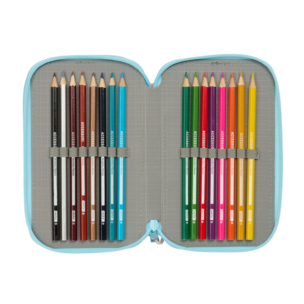 Geantă Universală Lilo & Stitch Ohana Albastru 12,5 x 19,5 x 5,5 cm 37 Piese