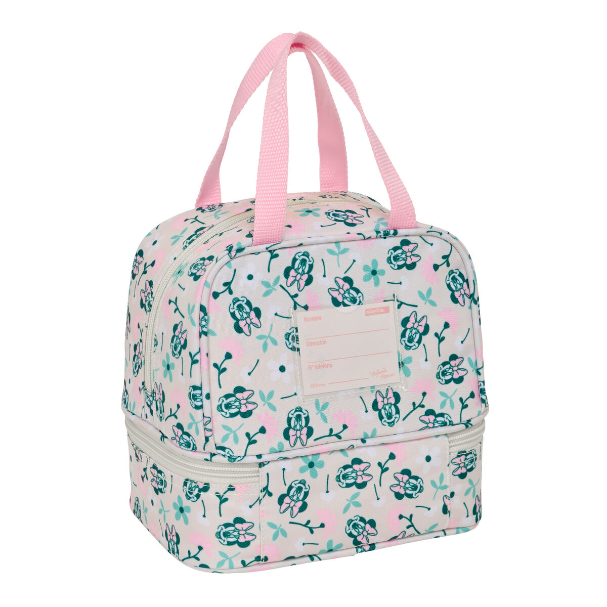 Geantă Termoizolantă pentru Gustări Minnie Mouse Minty Roz 20 x 20 x 15 cm