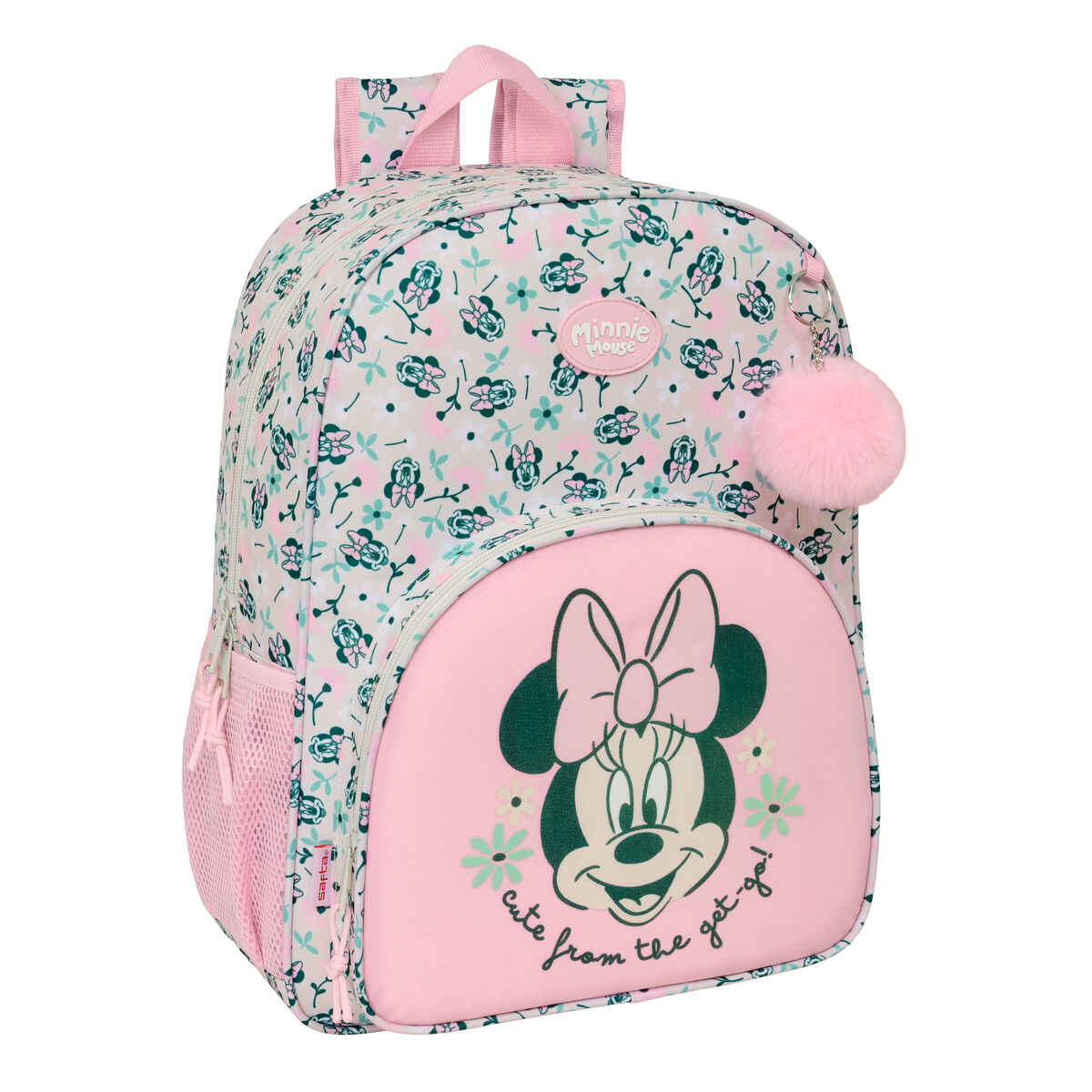 Ghiozdan Minnie Mouse Minty Roz 33 x 42 x 14 cm