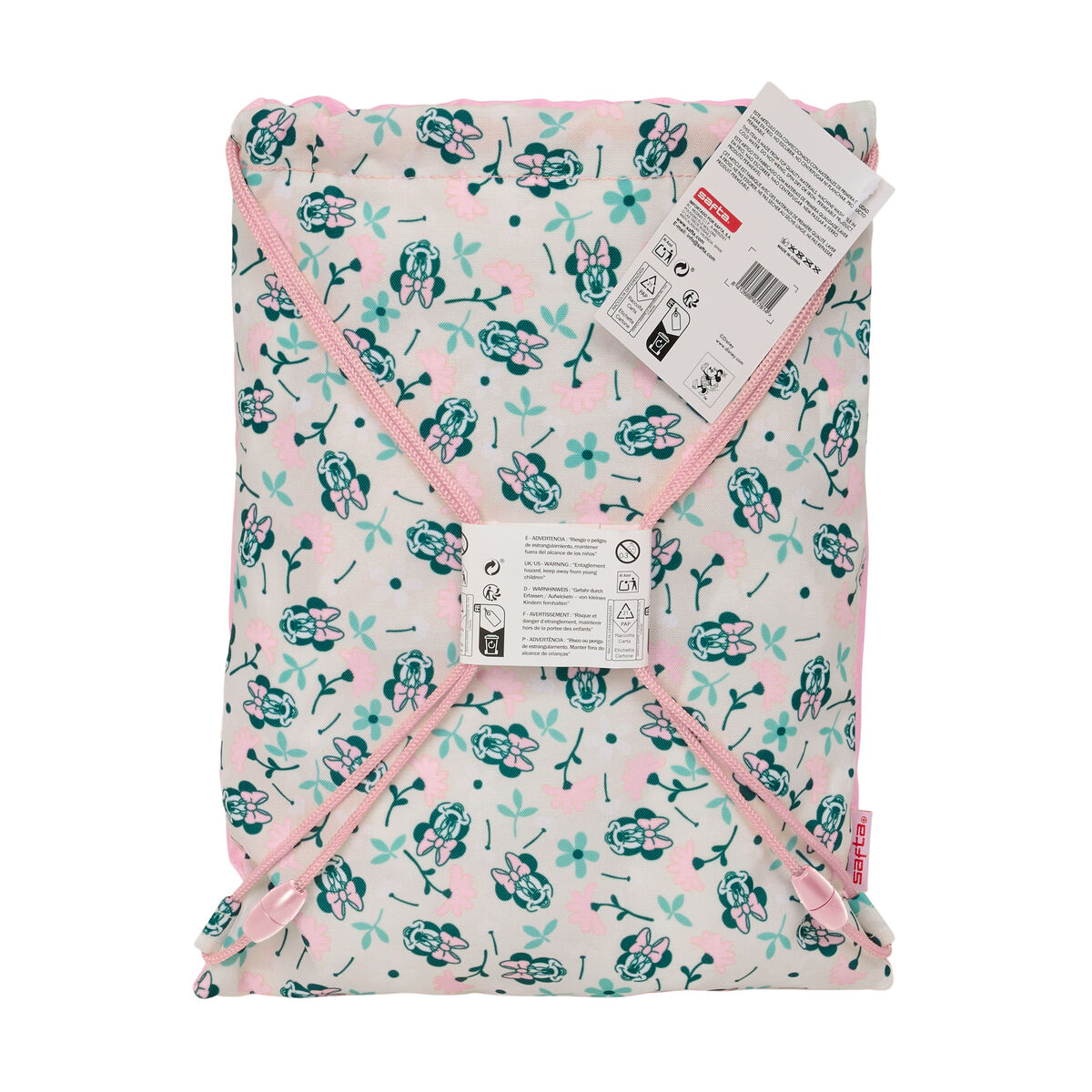 Geantă Rucsac cu Bretele Minnie Mouse Minty Roz 26 x 34 x 1 cm