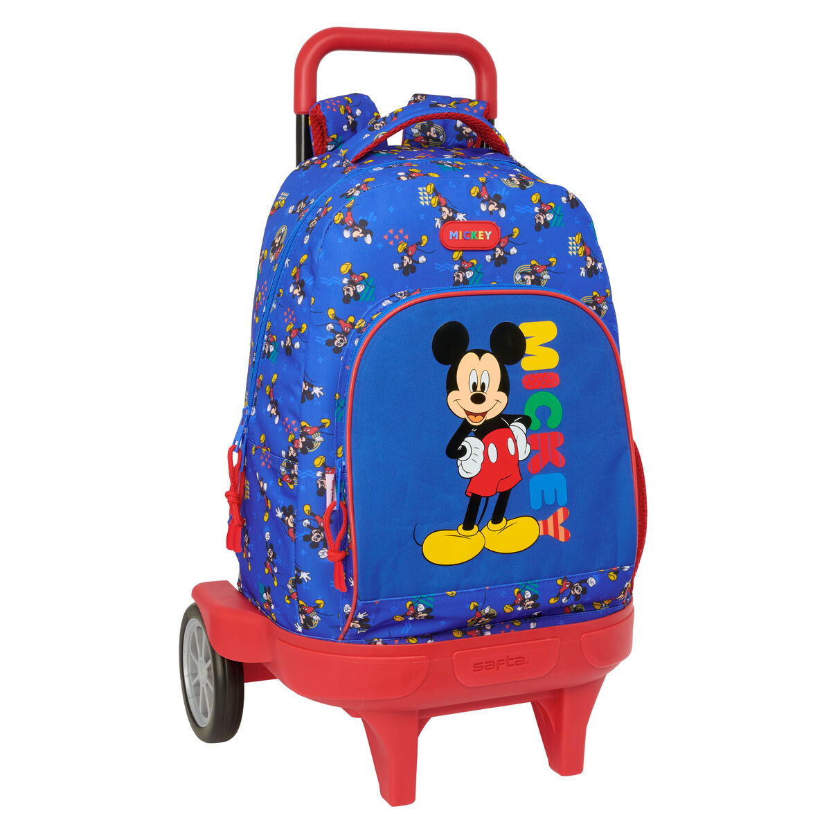 Ghiozdan cu Roți Mickey Mouse Clubhouse Today Albastru 33 x 45 x 22 cm