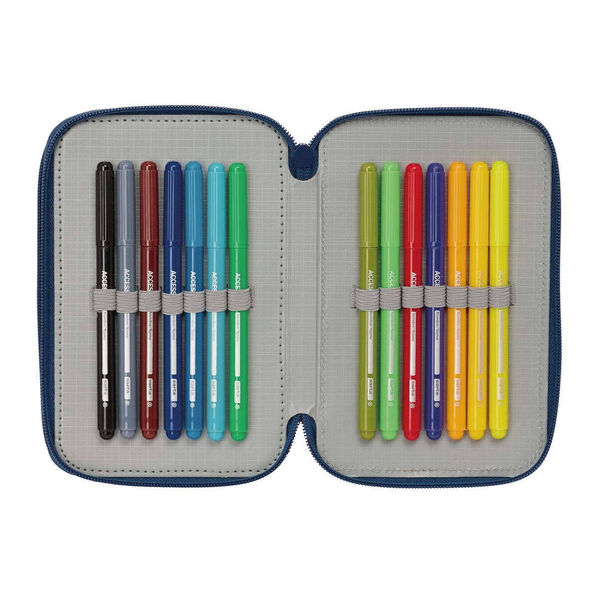 Geantă Universală Spider-Man Albastru 12,5 x 19,5 x 5,5 cm 37 Piese