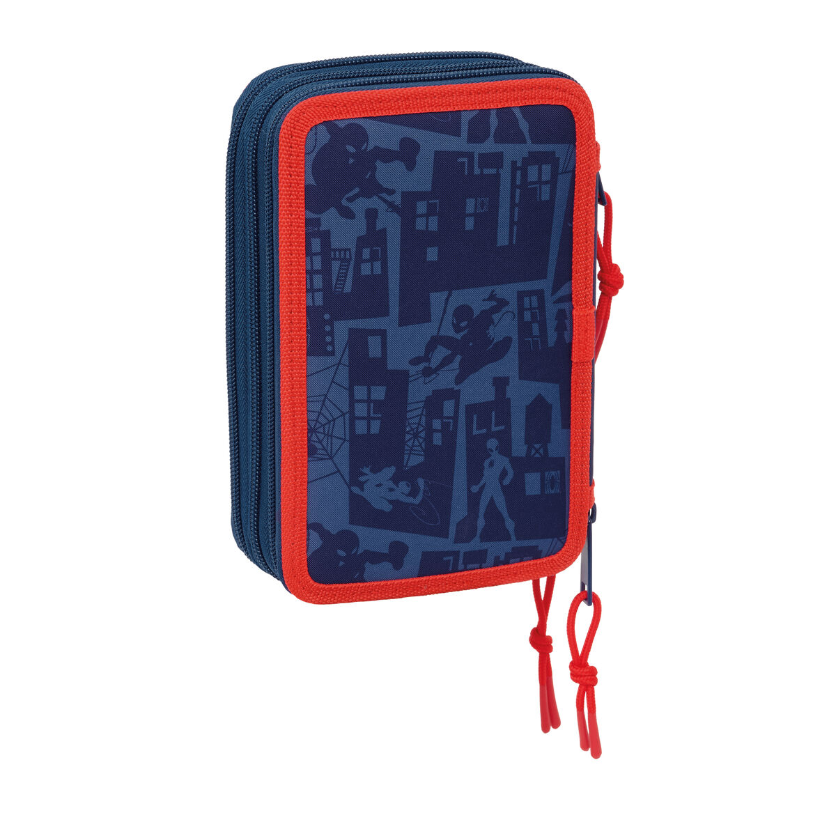 Geantă Universală Spider-Man Albastru 12,5 x 19,5 x 5,5 cm 37 Piese