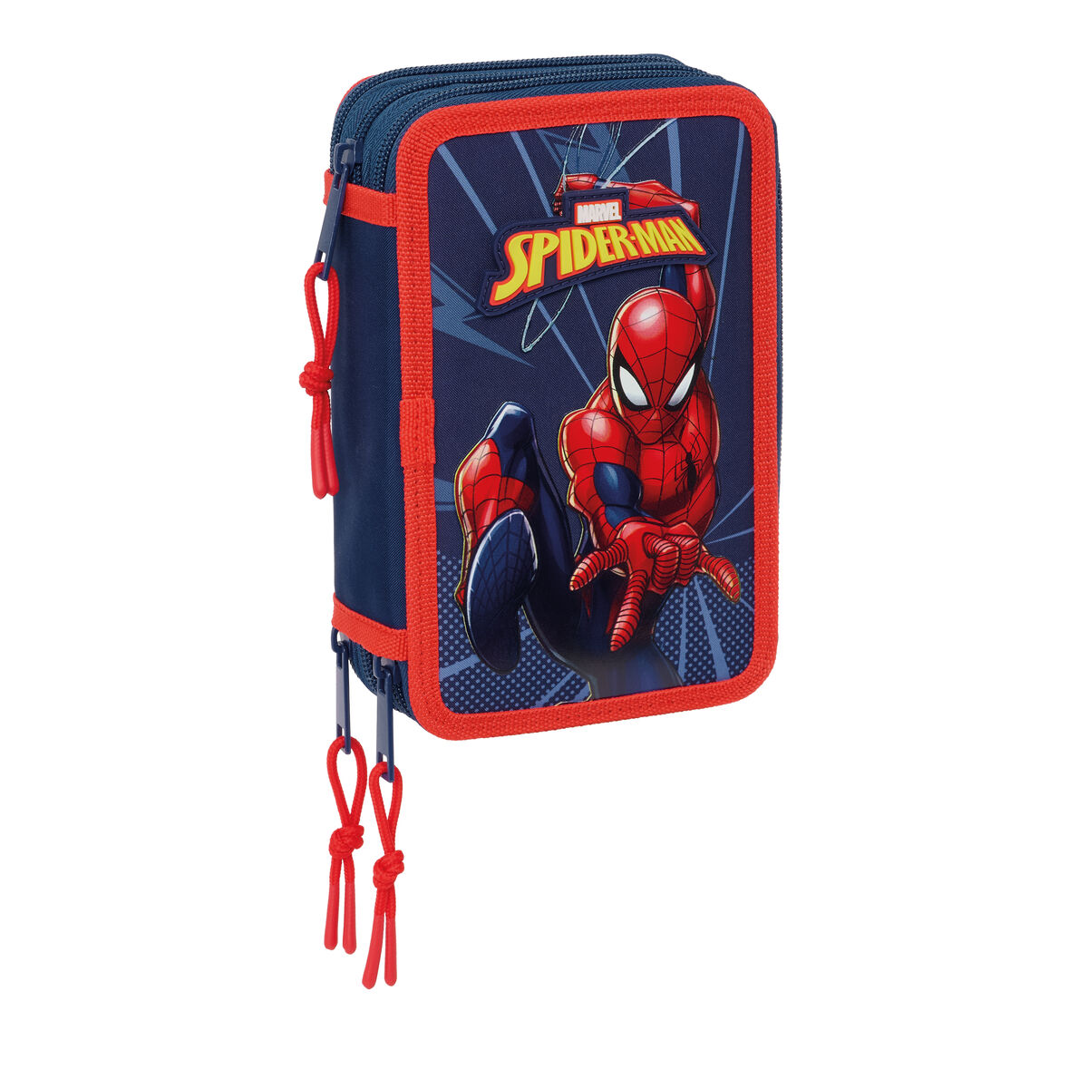 Geantă Universală Spider-Man Albastru 12,5 x 19,5 x 5,5 cm 37 Piese