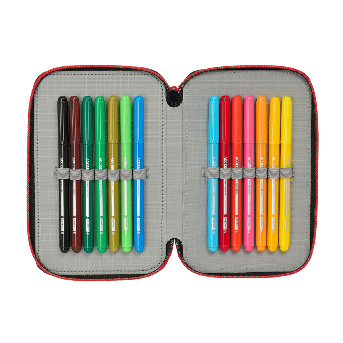 Geantă Universală Spider-Man Negru 12,5 x 19,5 x 5,5 cm 37 Piese