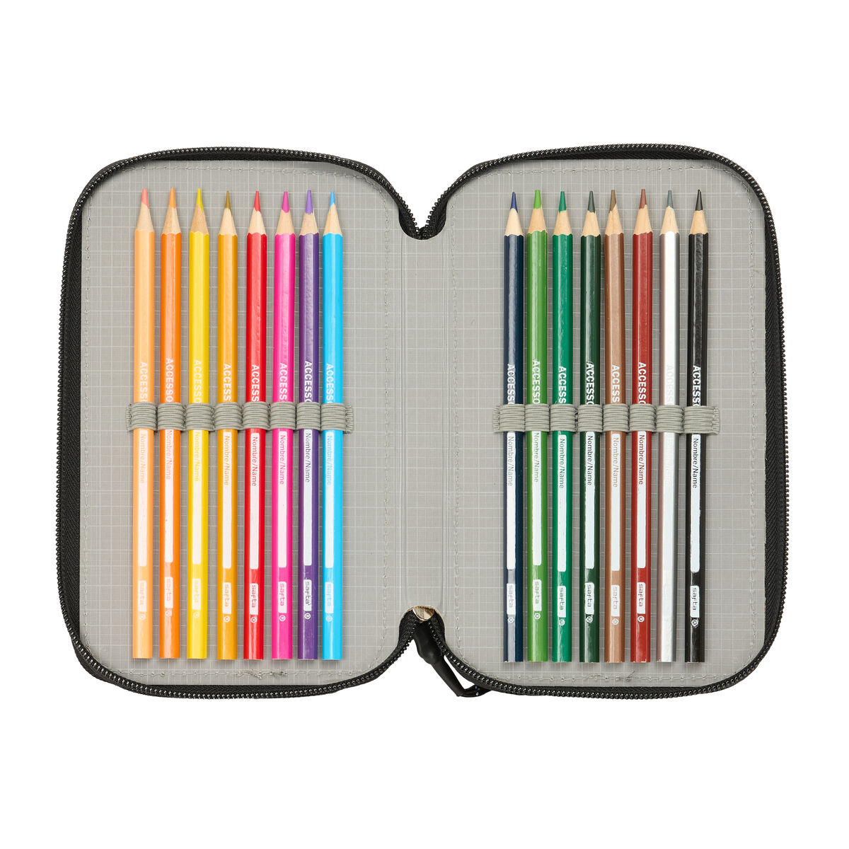 Geantă Universală The Avengers Albastru Negru 12,5 x 19,5 x 5,5 cm 37 Piese