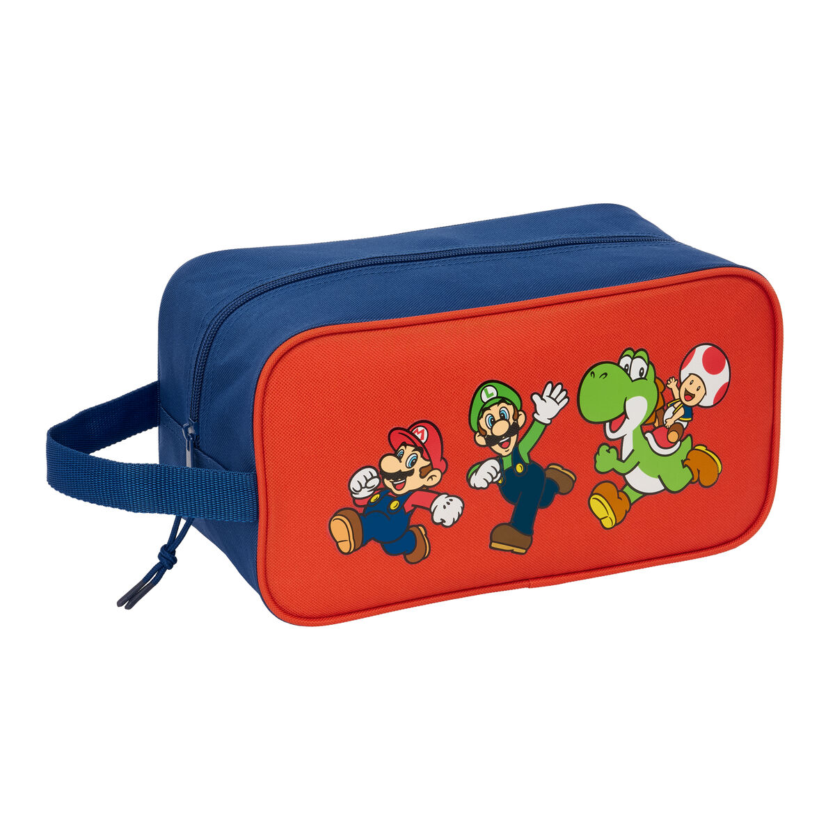 Geantă pentru Încălțăminte de Voiaj Super Mario Mamma mia Roșu Bleumarin 29 x 15 x 14 cm