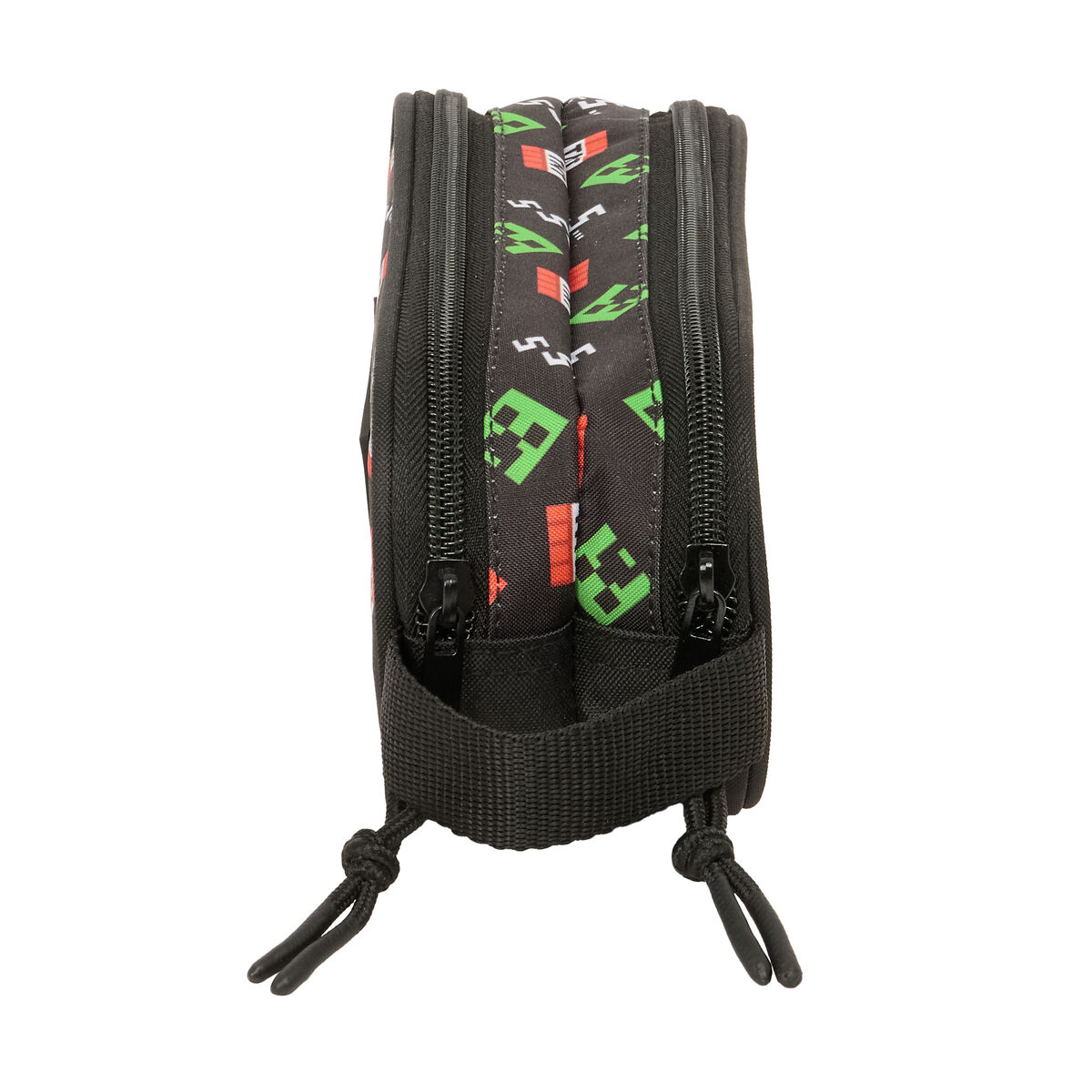 Penar dublu Minecraft Negru 21 x 8 x 6 cm