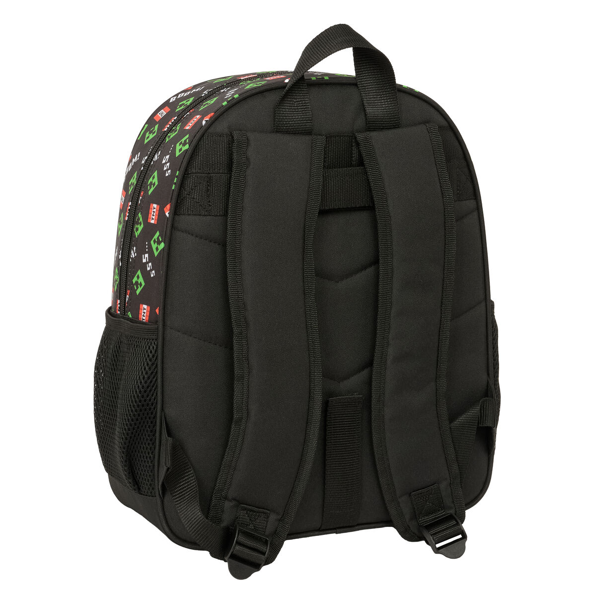 Ghiozdan Minecraft Negru 32 x 38 x 12 cm