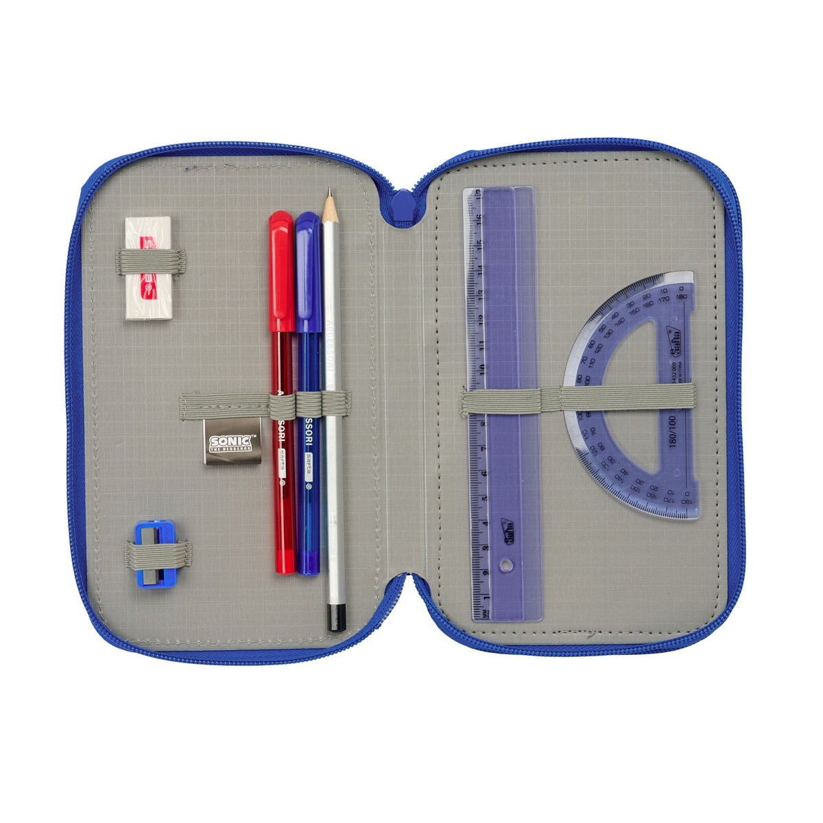 Geantă Universală Sonic Albastru 12,5 x 19,5 x 5,5 cm 37 Piese