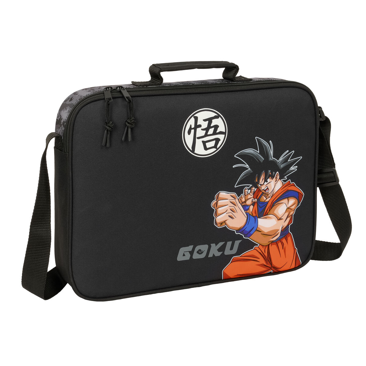 Ghiozdan Dragon Ball Negru 38 x 28 x 6 cm